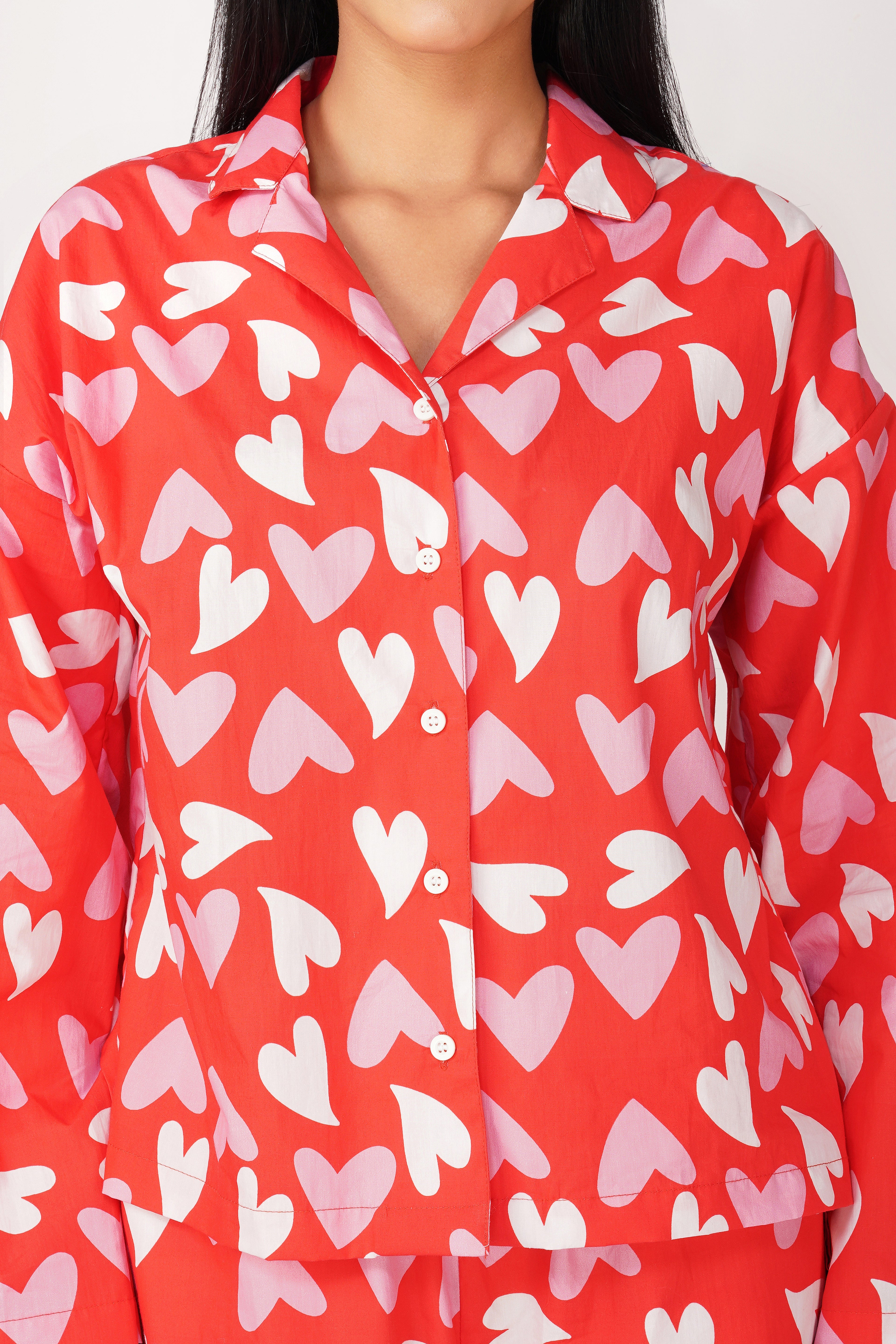 Passionate Pulse Pajama Set - thebriefsstory