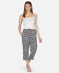 Black & White Viscose capris - thebriefsstory