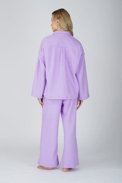SOFT FLEECE LIGHT LILAC PJ SET