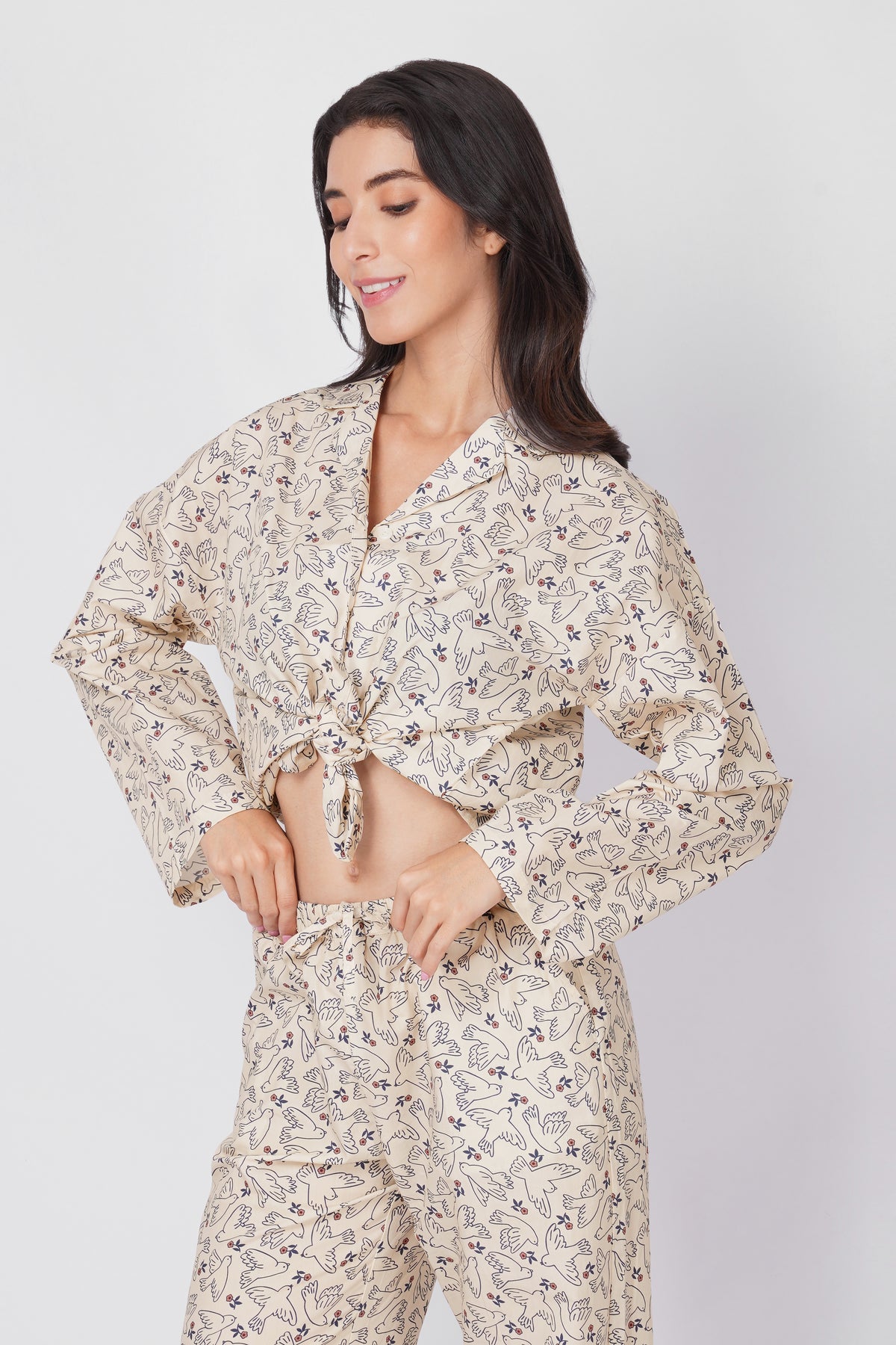 Petals & Doves Pajama Set