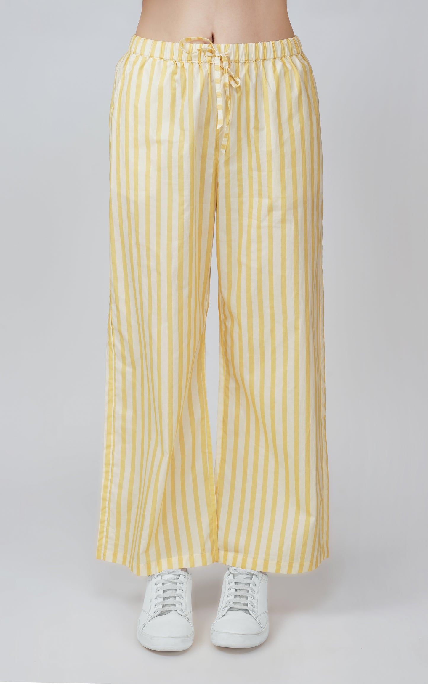 Yellow Stripes PJ Set - thebriefsstory