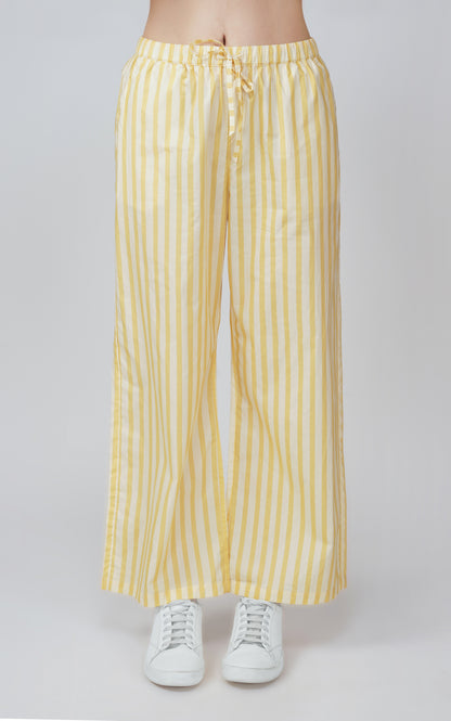 Yellow Stripes PJ Set - thebriefsstory