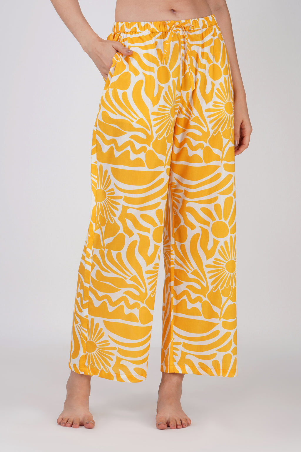 Sunshine Florals Pyjama set - thebriefsstory