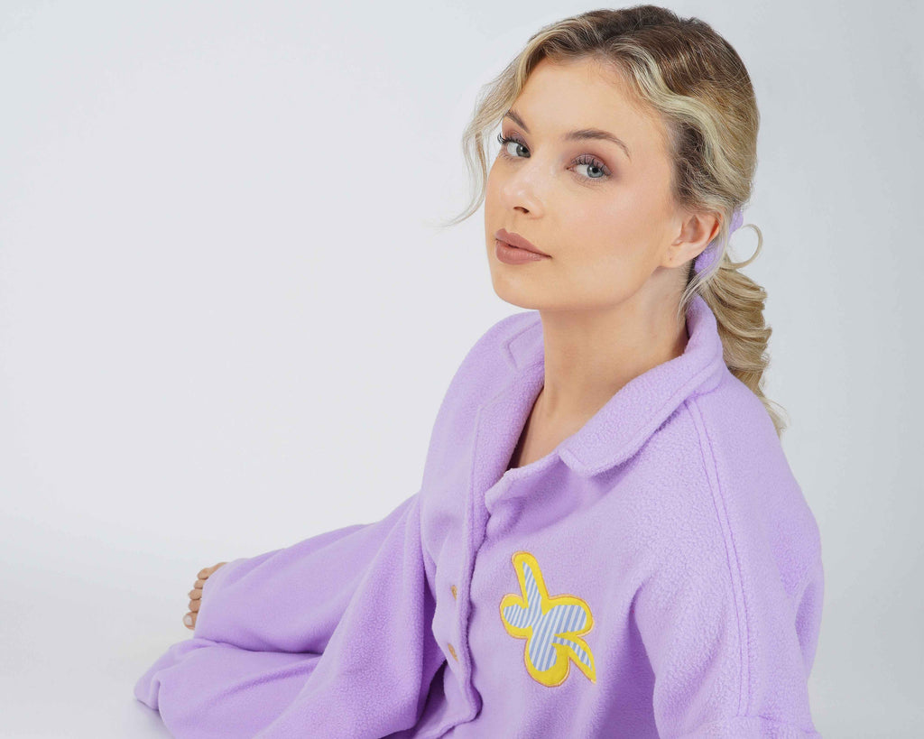 SOFT FLEECE LIGHT LILAC PJ SET