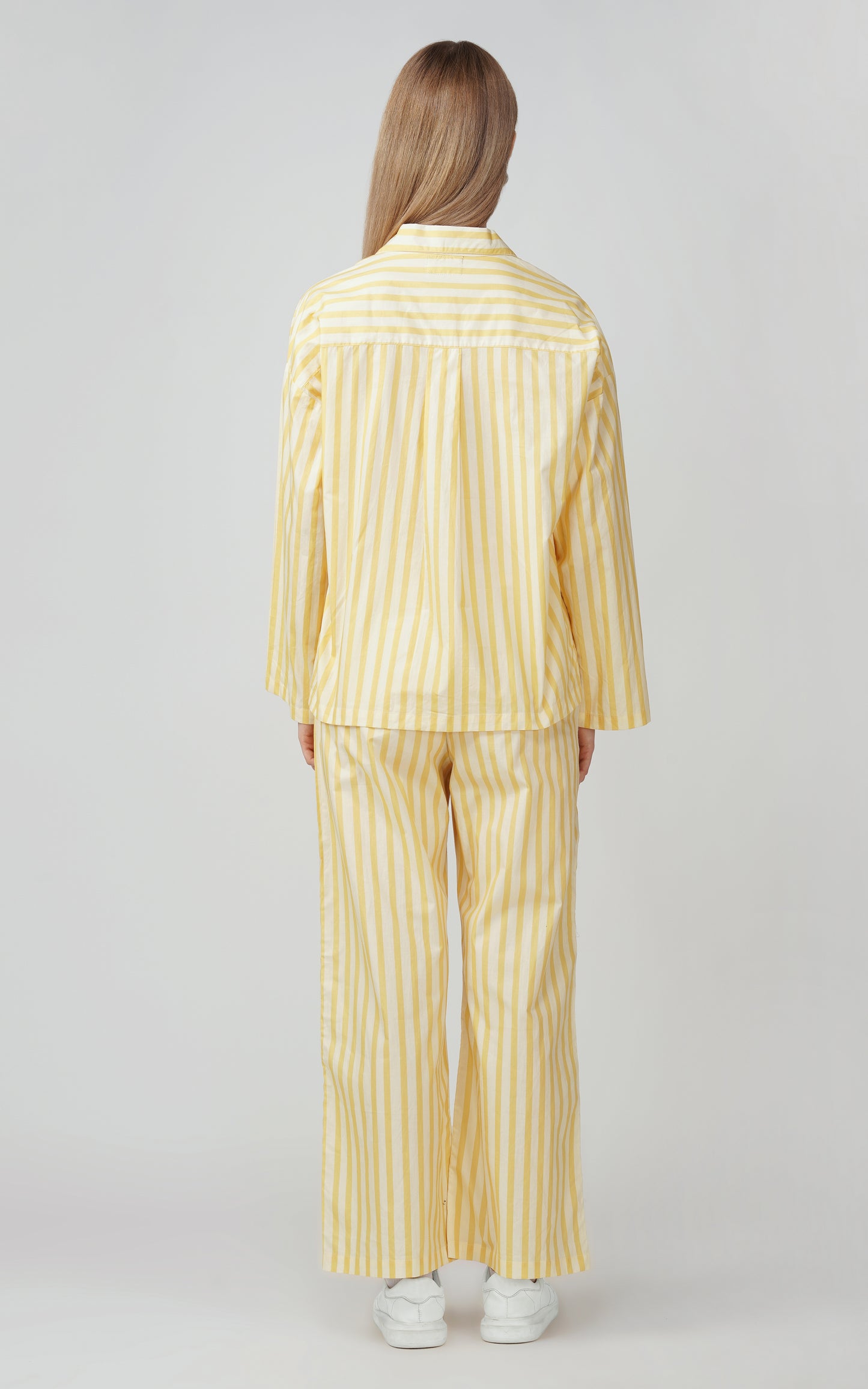 Yellow Stripes PJ Set - thebriefsstory