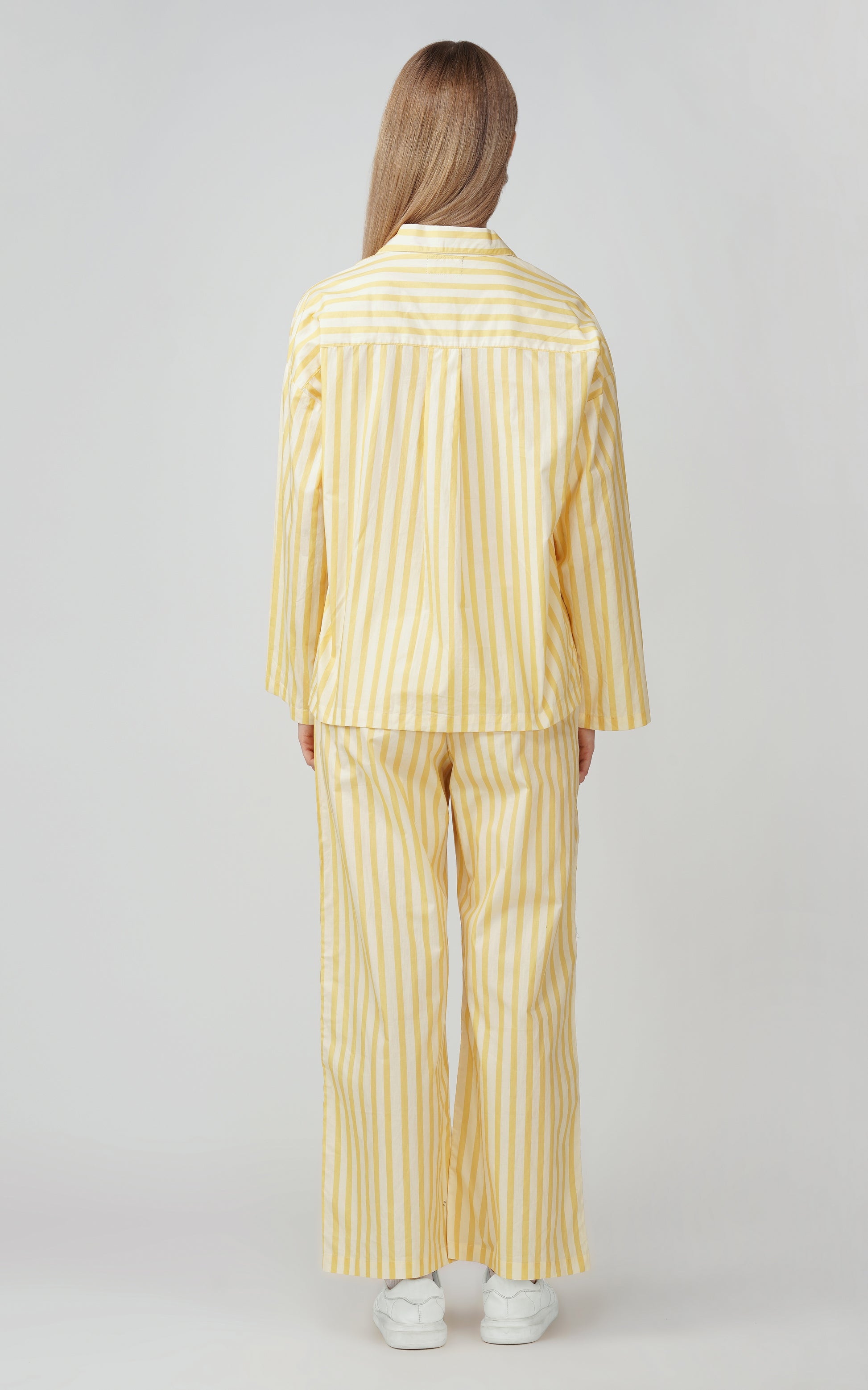 Yellow Stripes PJ Set - thebriefsstory
