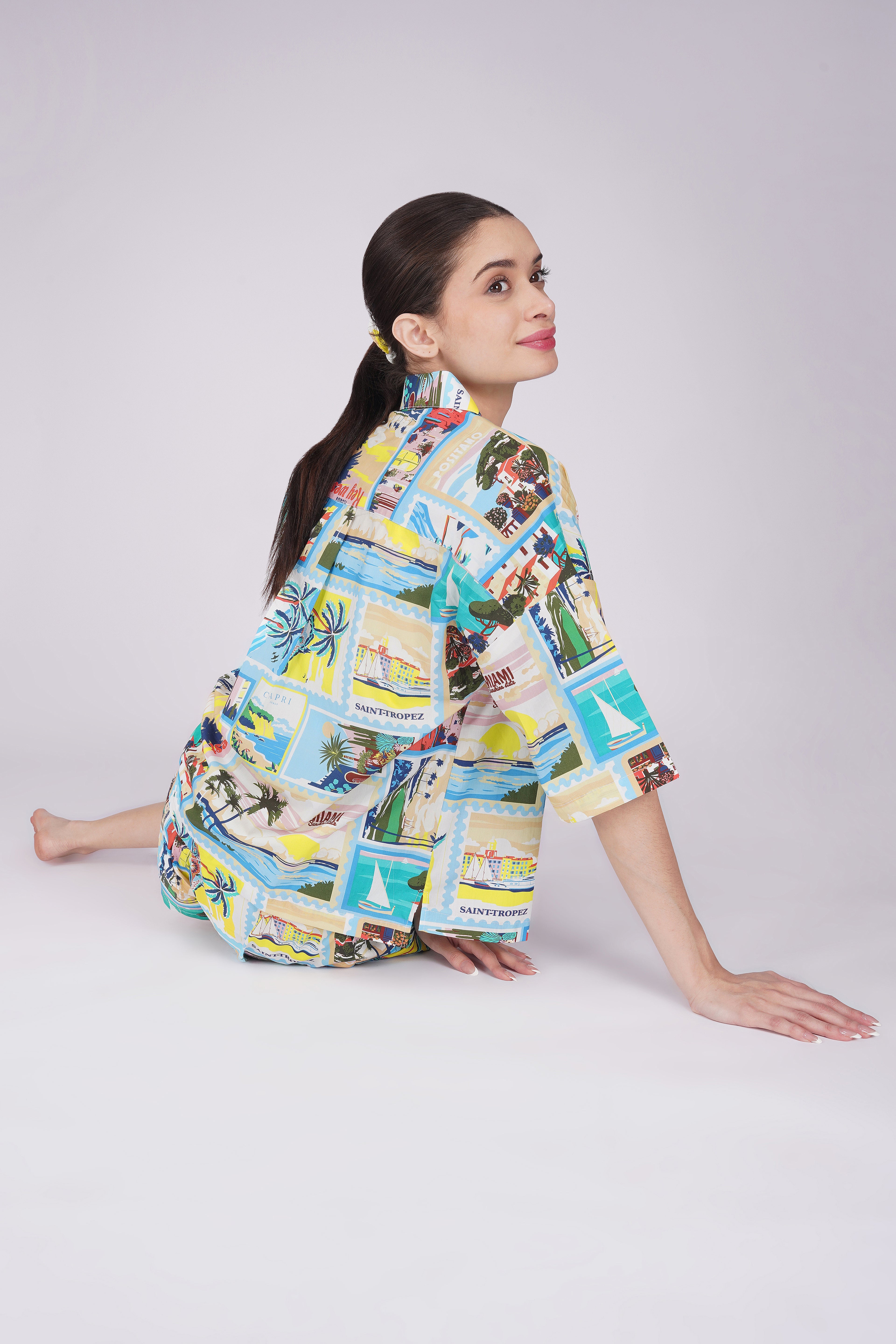 Coastal Vacation Shorts Set
