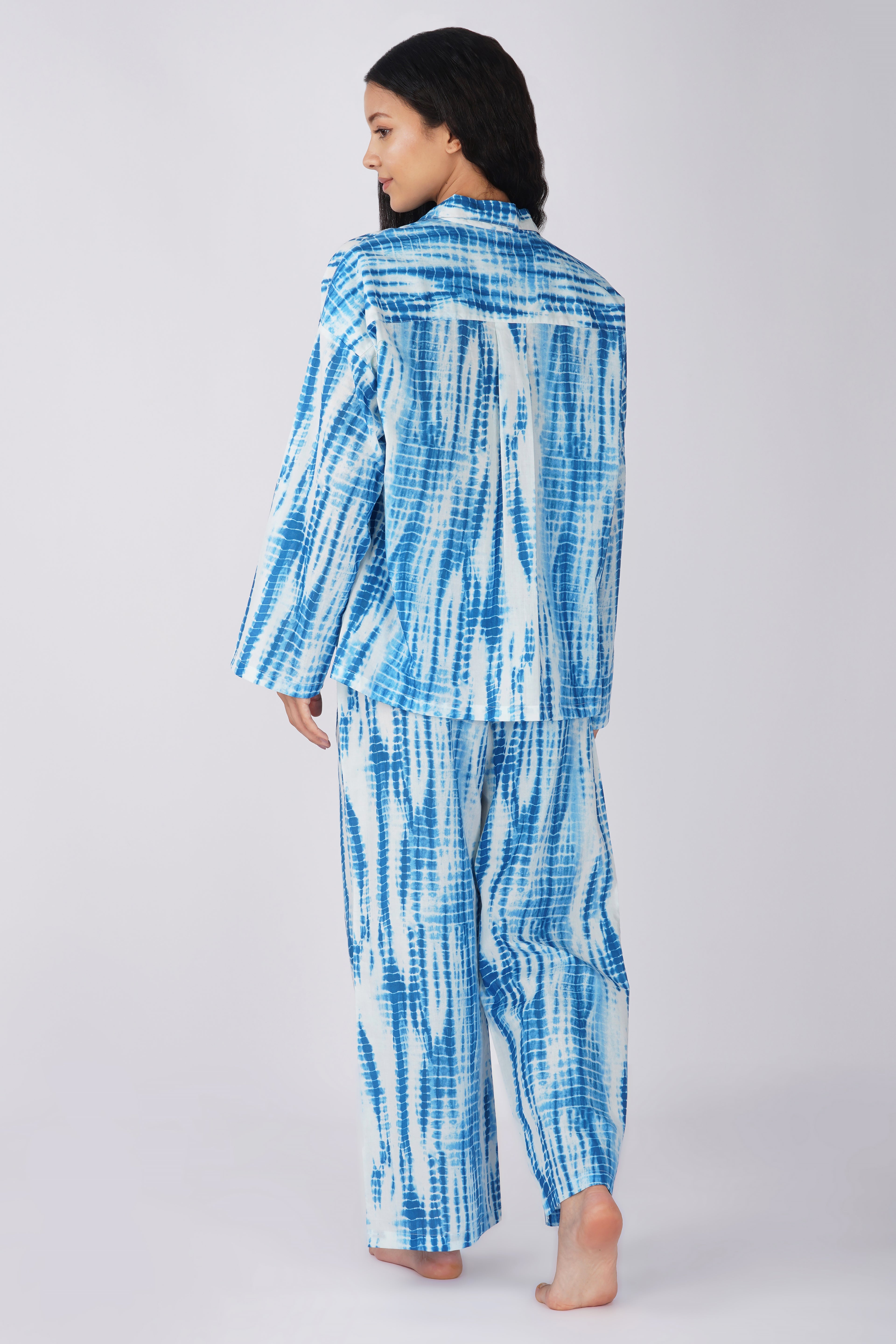 Ocean Breeze Tie & Dye Pyjama Set - thebriefsstory