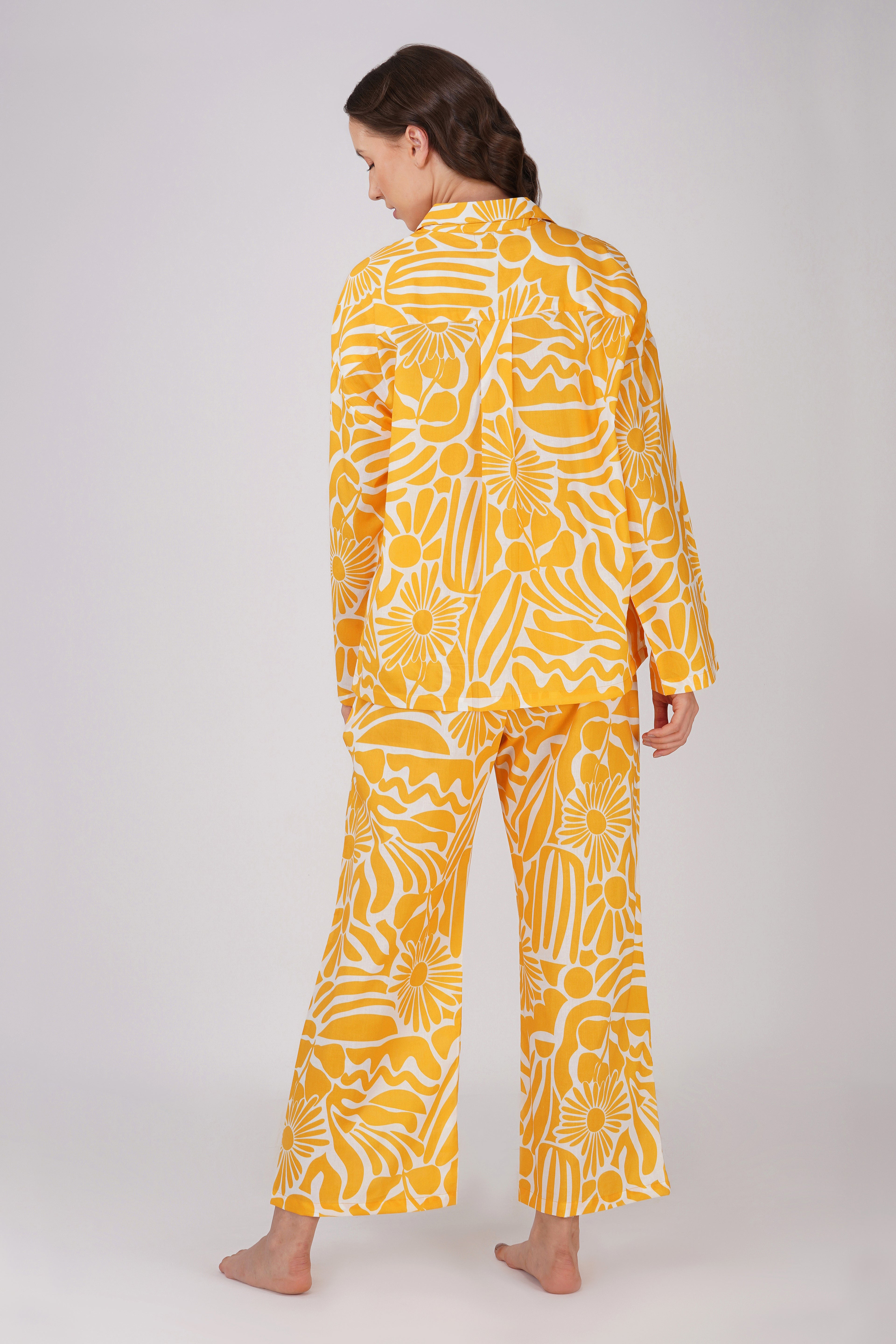 Sunshine Florals Pyjama set - thebriefsstory