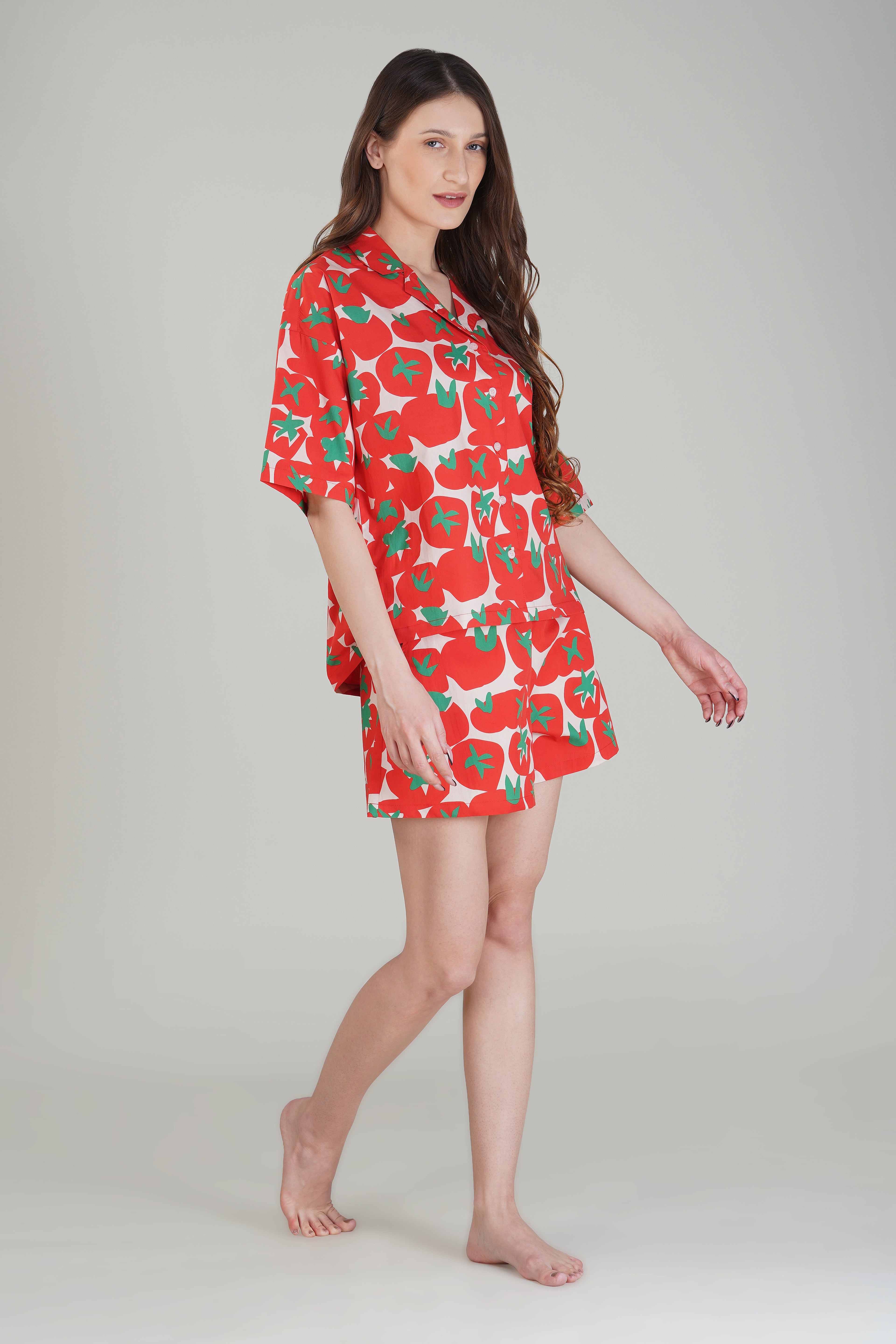 Tomato Tango Shorts Set - thebriefsstory