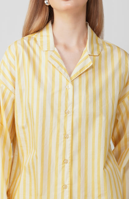 Yellow Stripes PJ Set - thebriefsstory