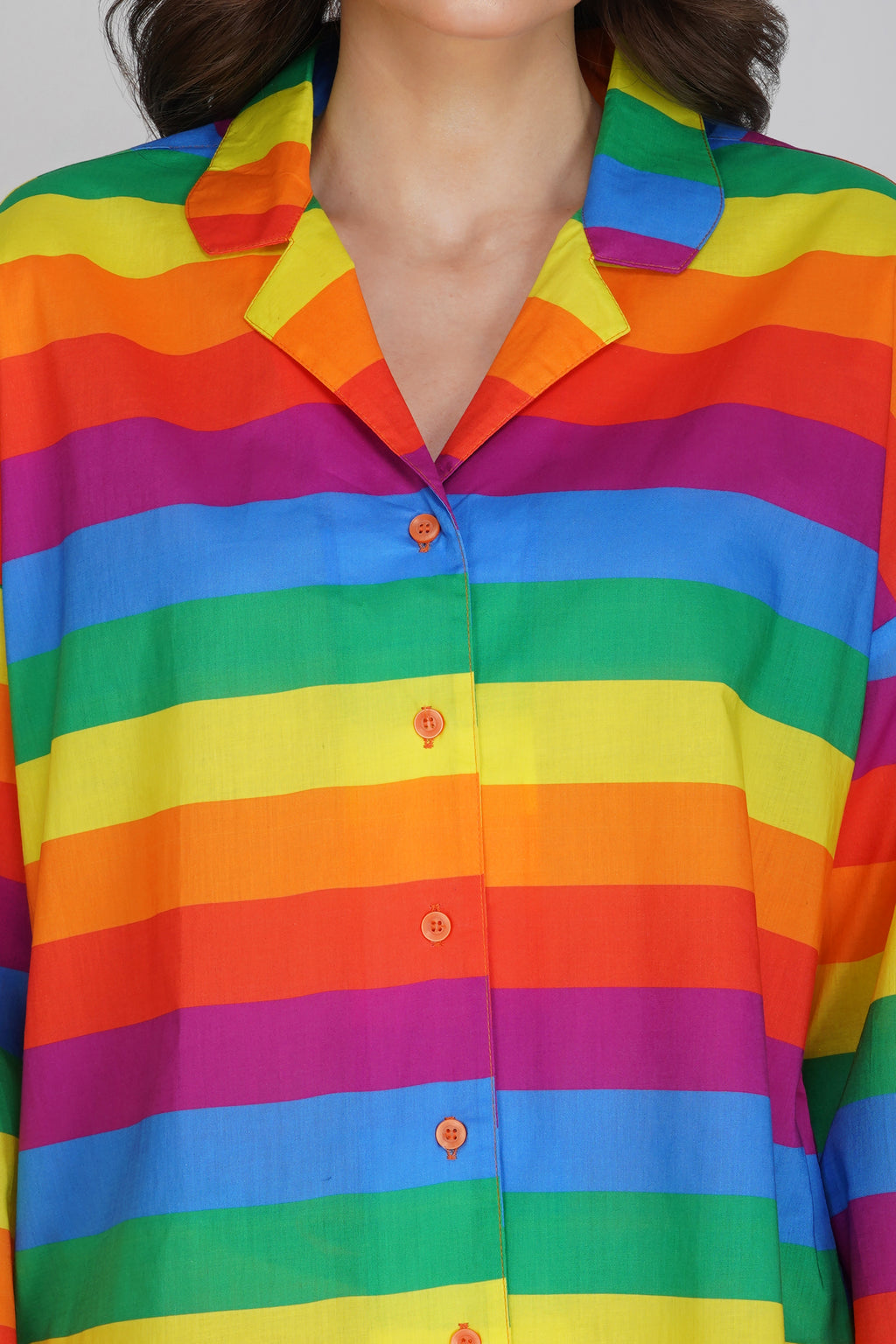 Pride Colorful Stripes Pyjama set - thebriefsstory