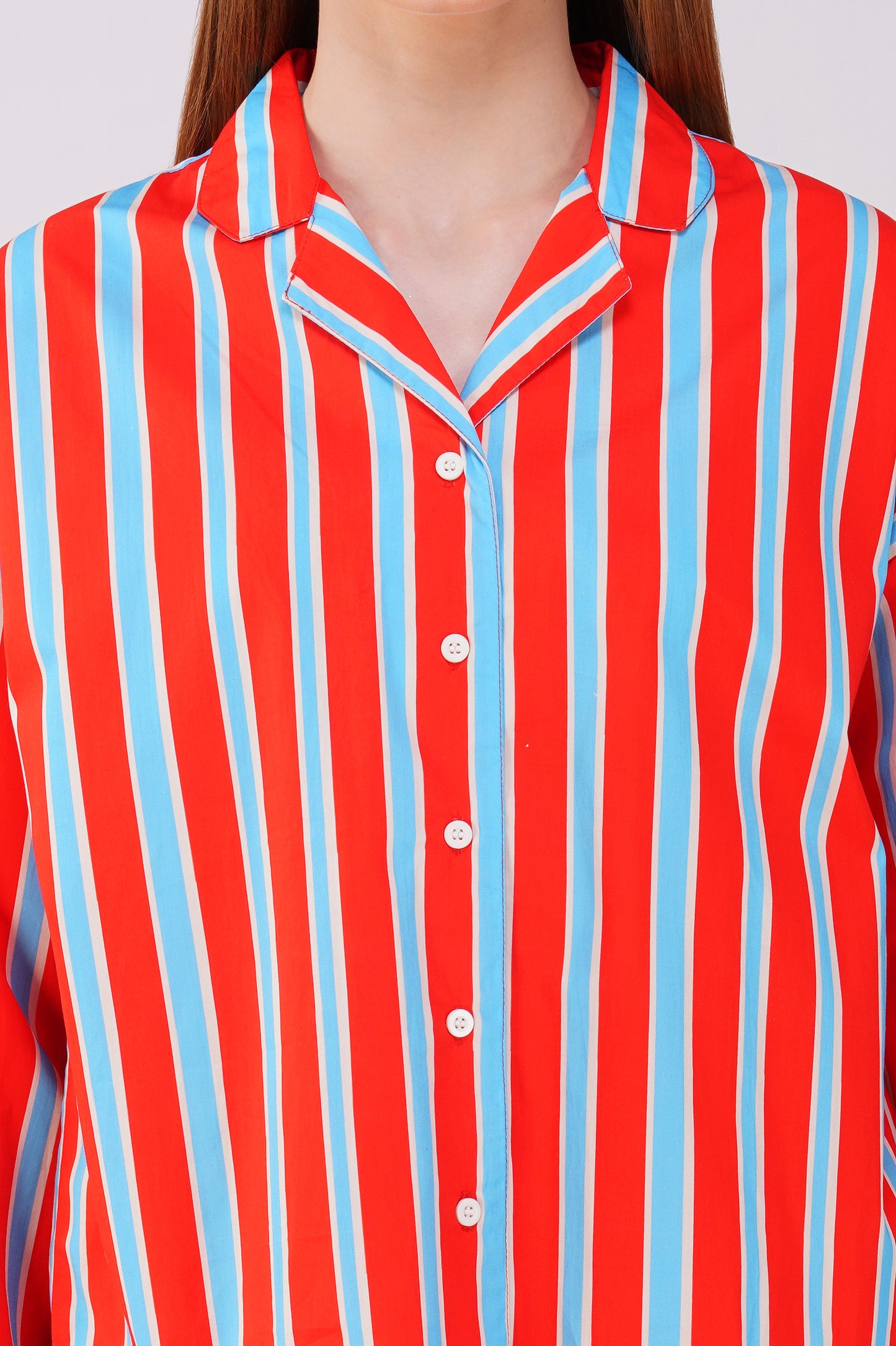 Classic Bold Stripes Pajama Set.