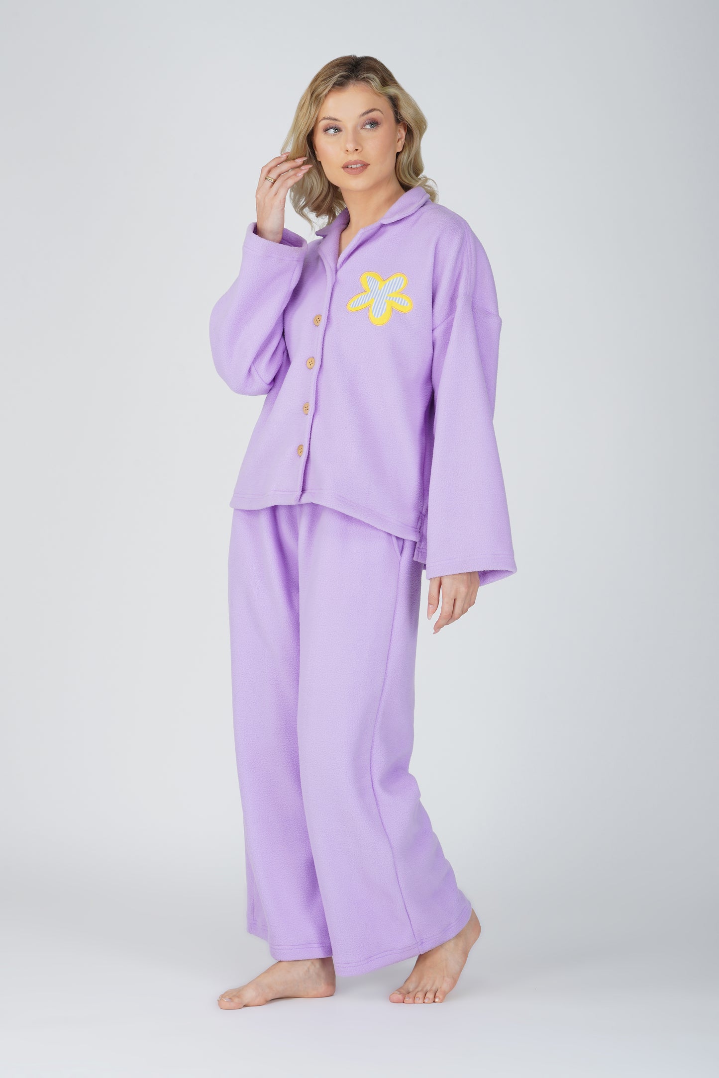 SOFT FLEECE LIGHT LILAC PJ SET