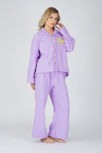 SOFT FLEECE LIGHT LILAC PJ SET