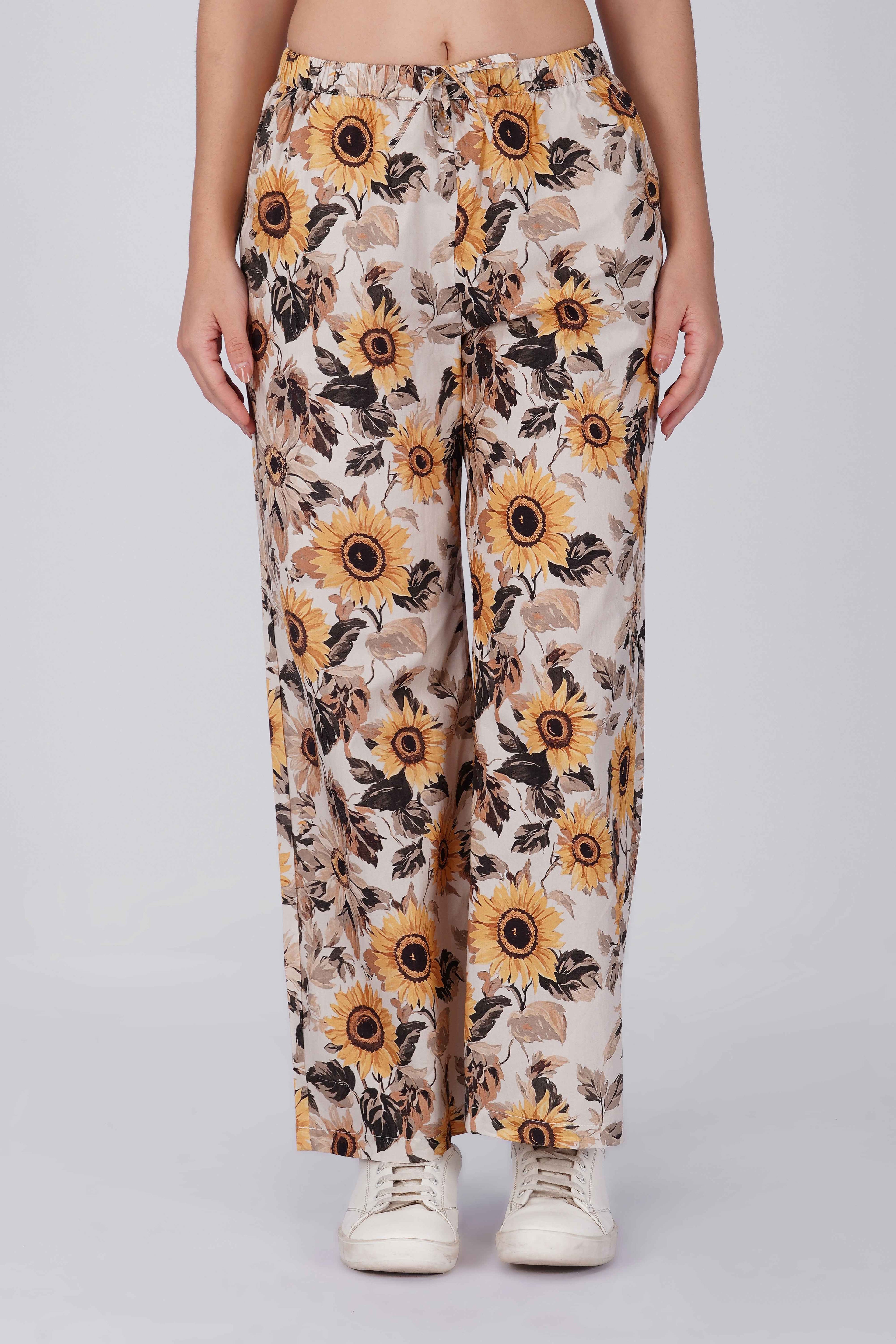 Sunflower Pajama Set