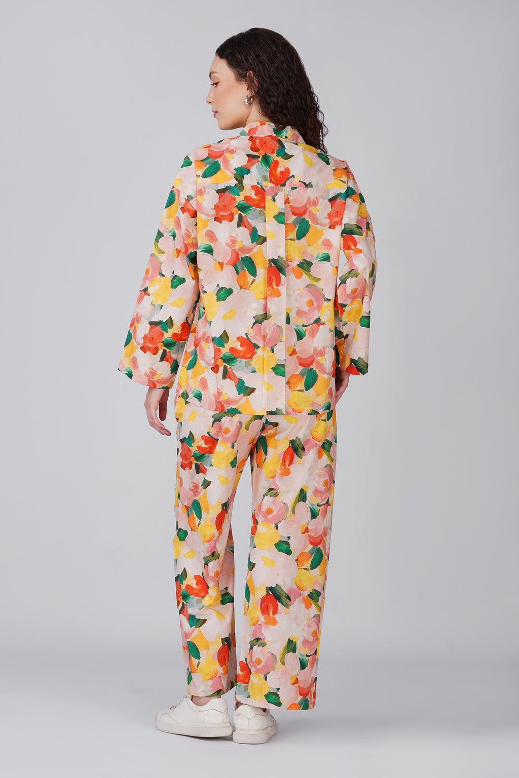 Abstract Water Color Pajama Set