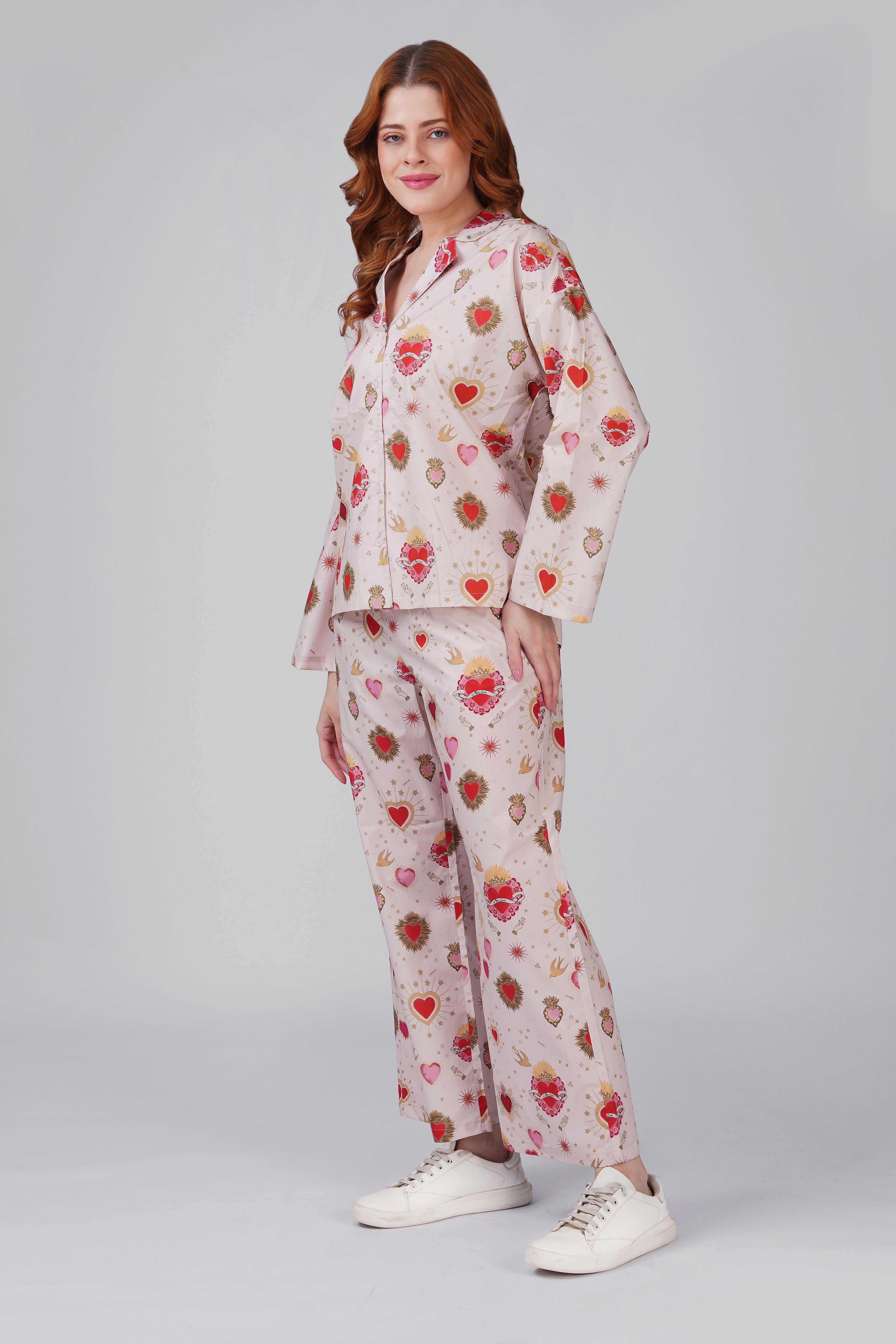 Peach Cupid Pajama Set