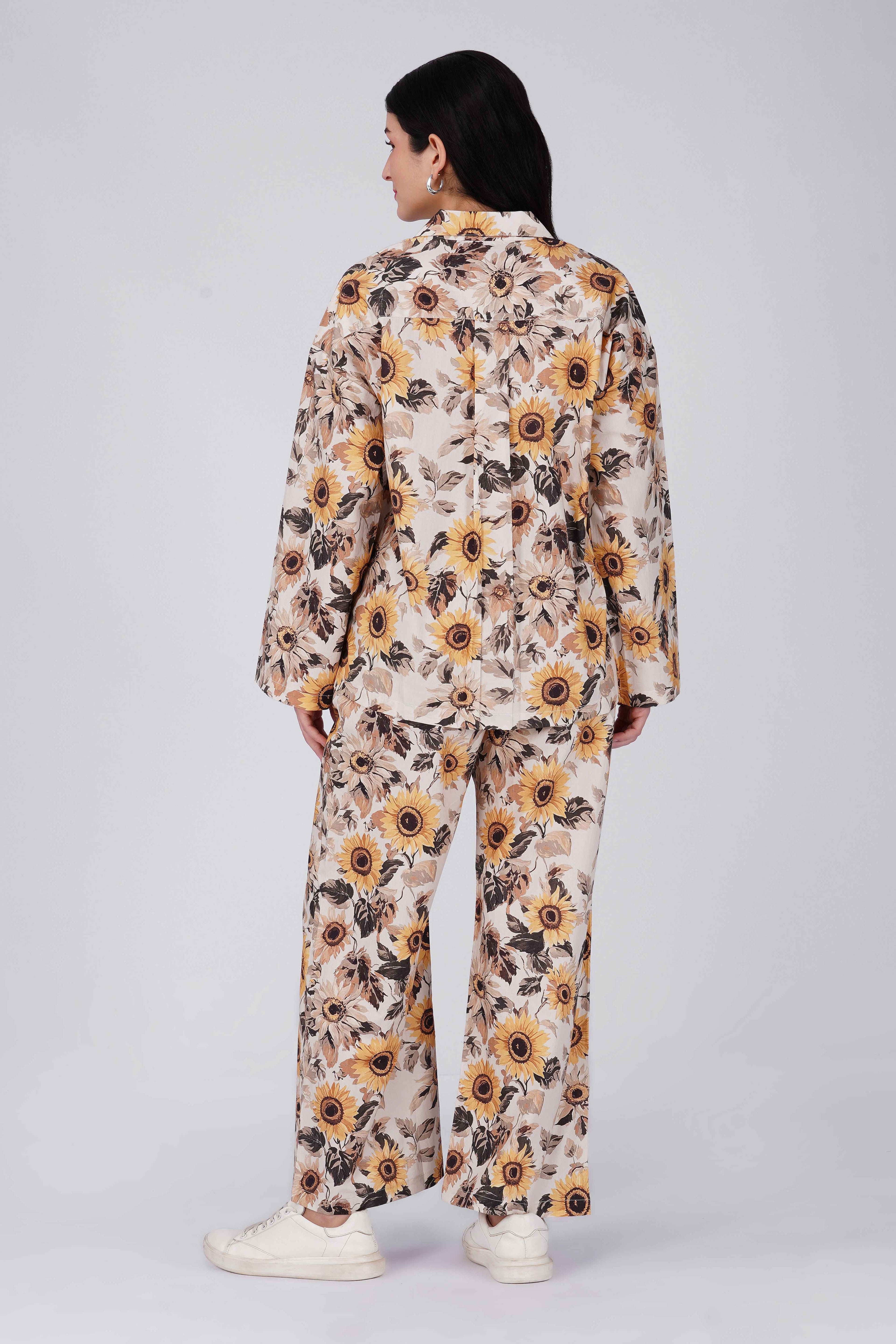 Sunflower Pajama Set