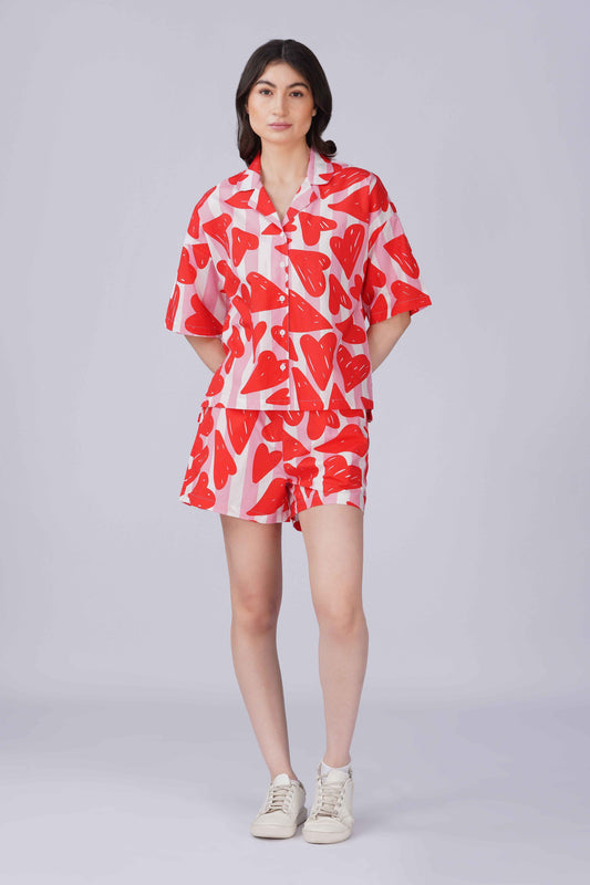 Heart Pop Short Set