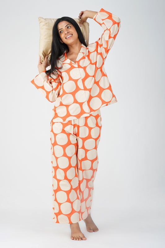 Peachy Dreams Pajama Set