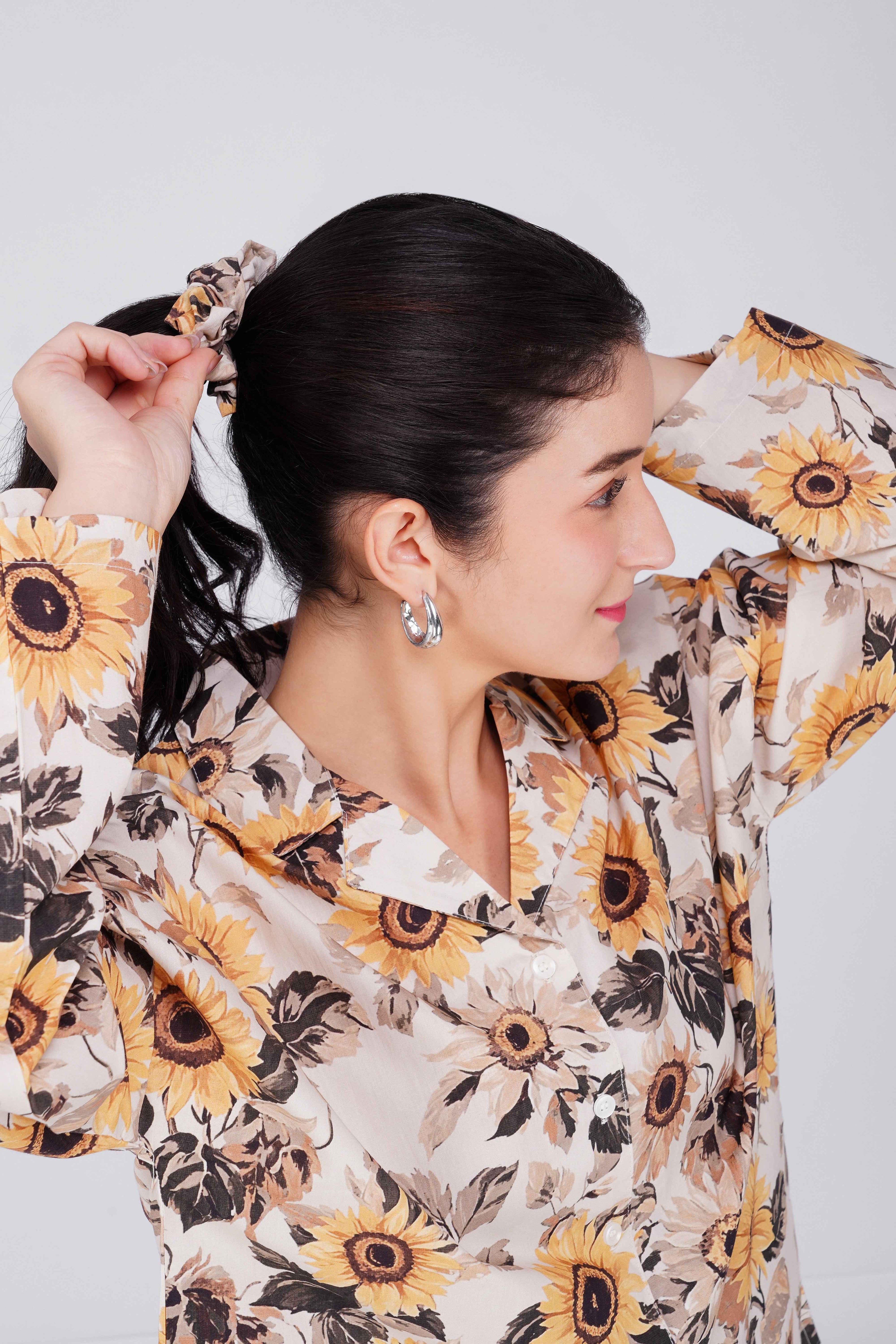 Sunflower Pajama Set