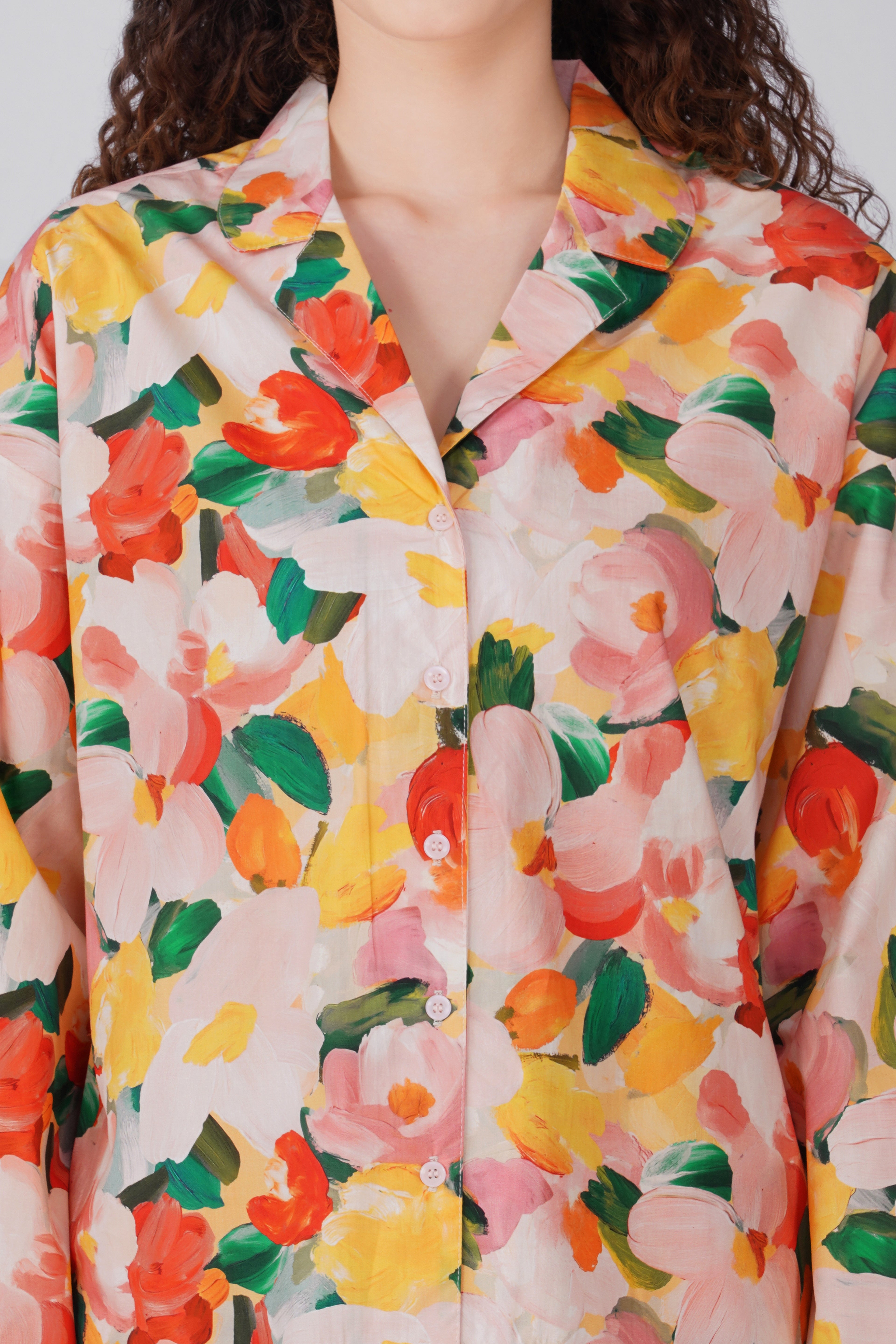 Abstract Water Color Pajama Set