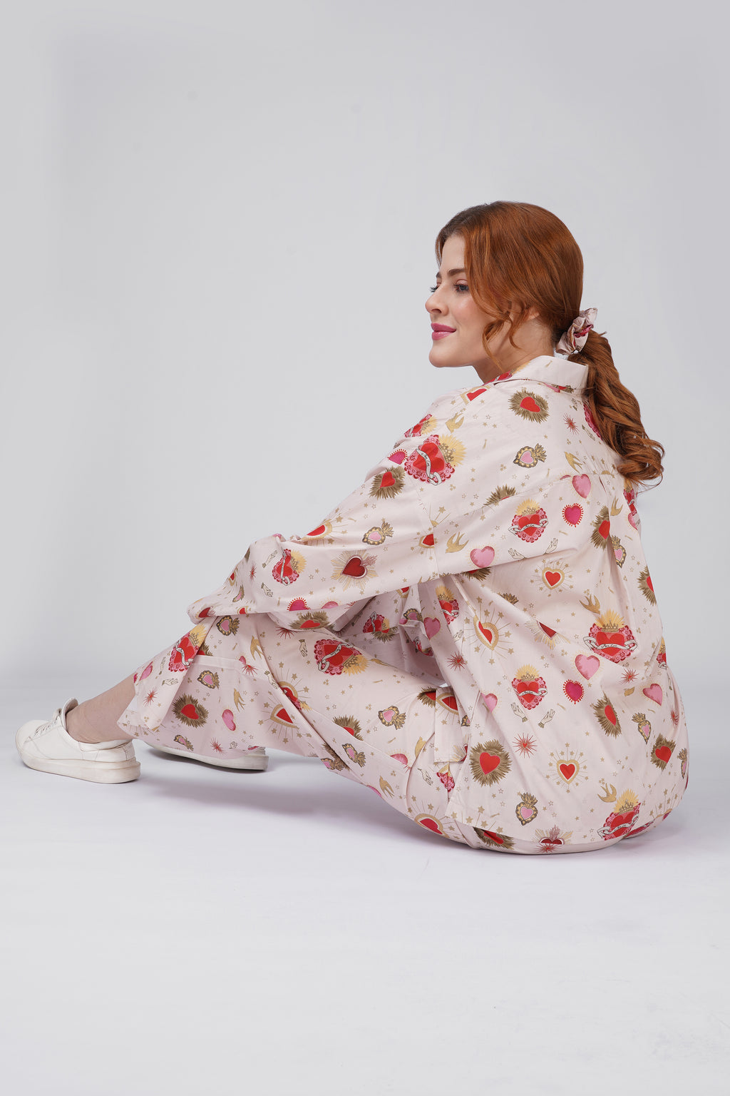 Peach Cupid Pajama Set