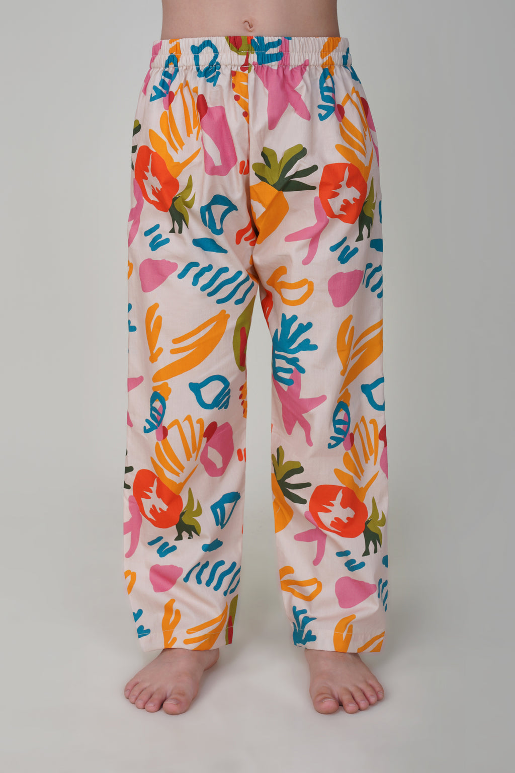 Little Multi Color Pineapple Pajama Set - thebriefsstory