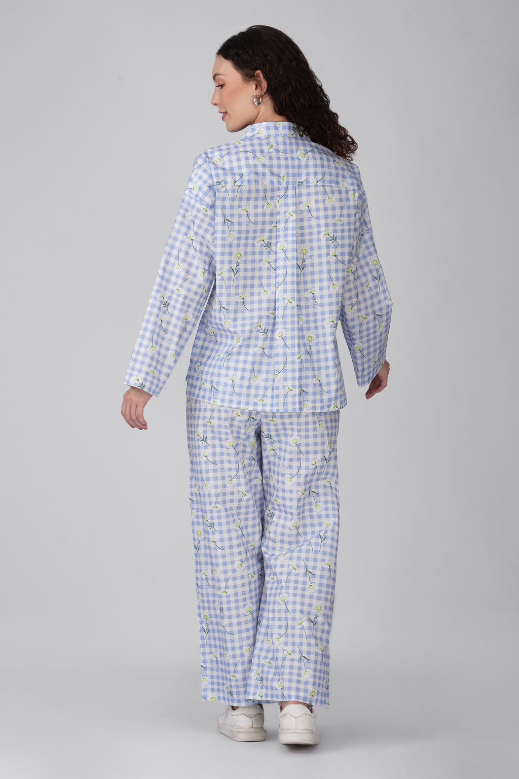 Gingham Garden Pajama Set