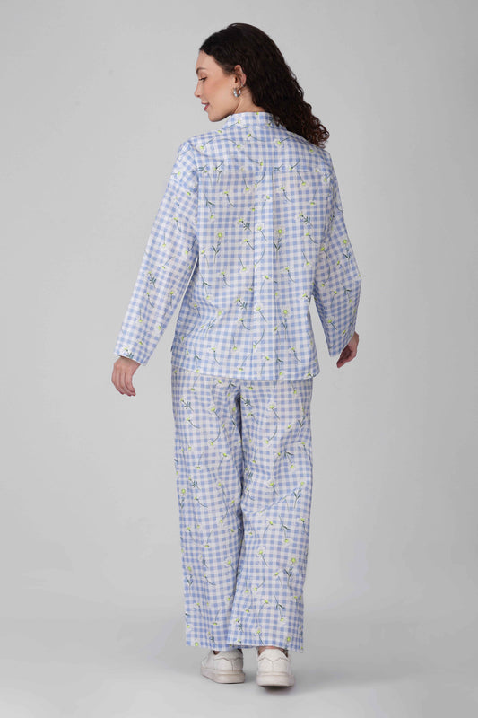 Gingham Garden Pajama Set| Made to Order