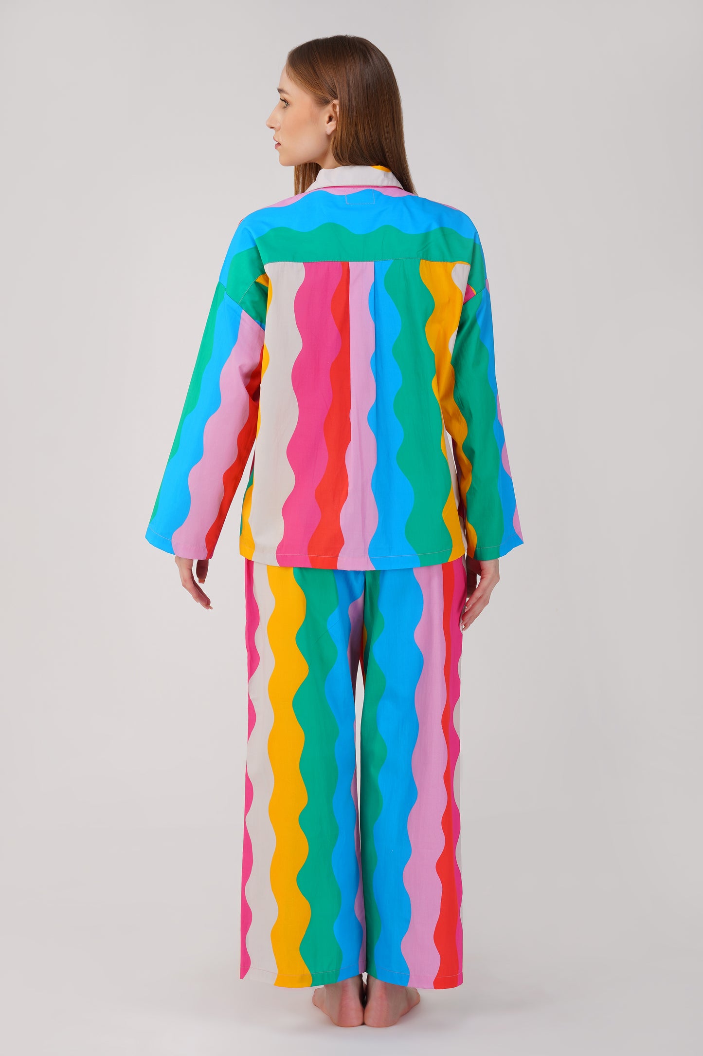 Rainbow Waves Pajama Set