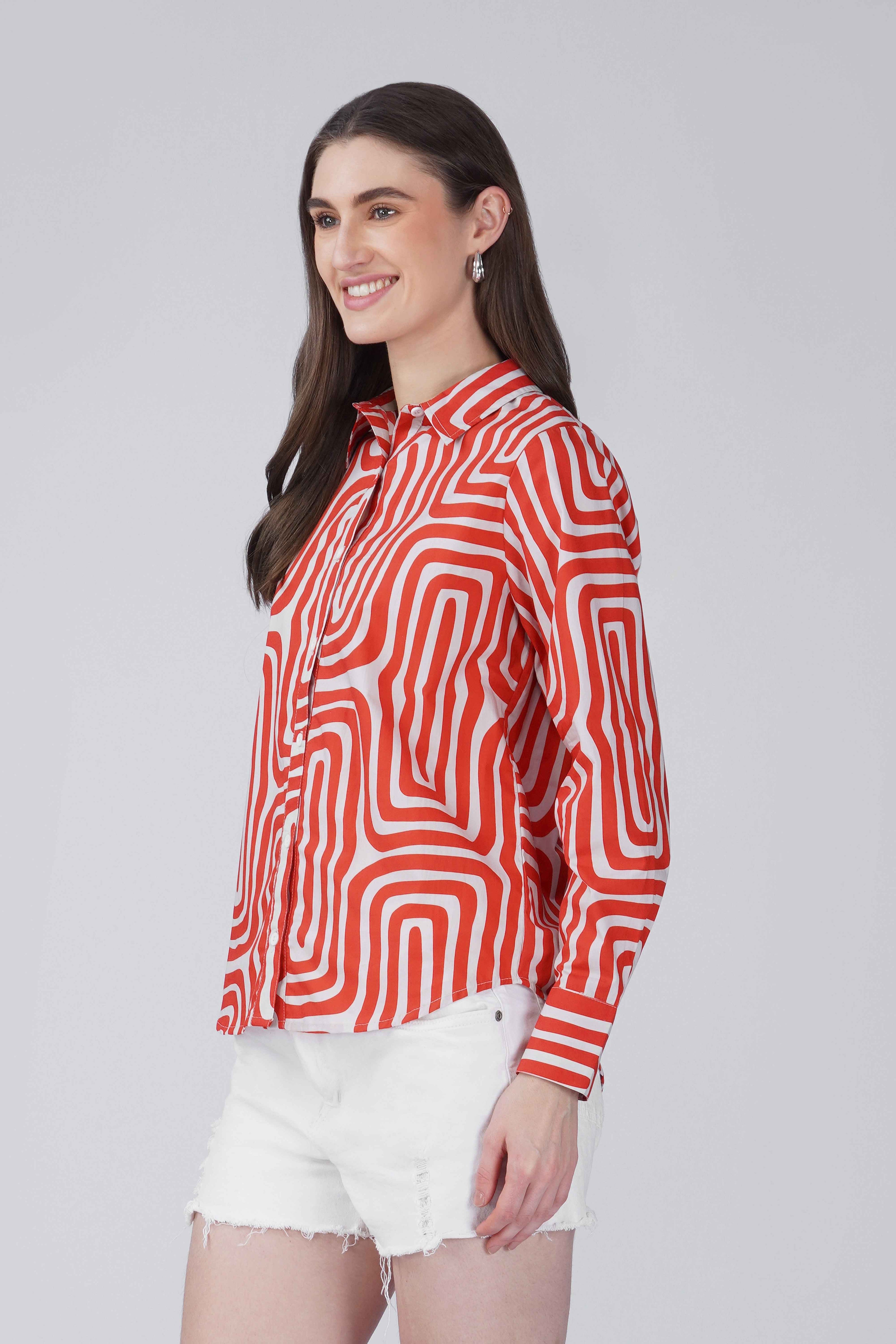 Red Maze Classic Shirt