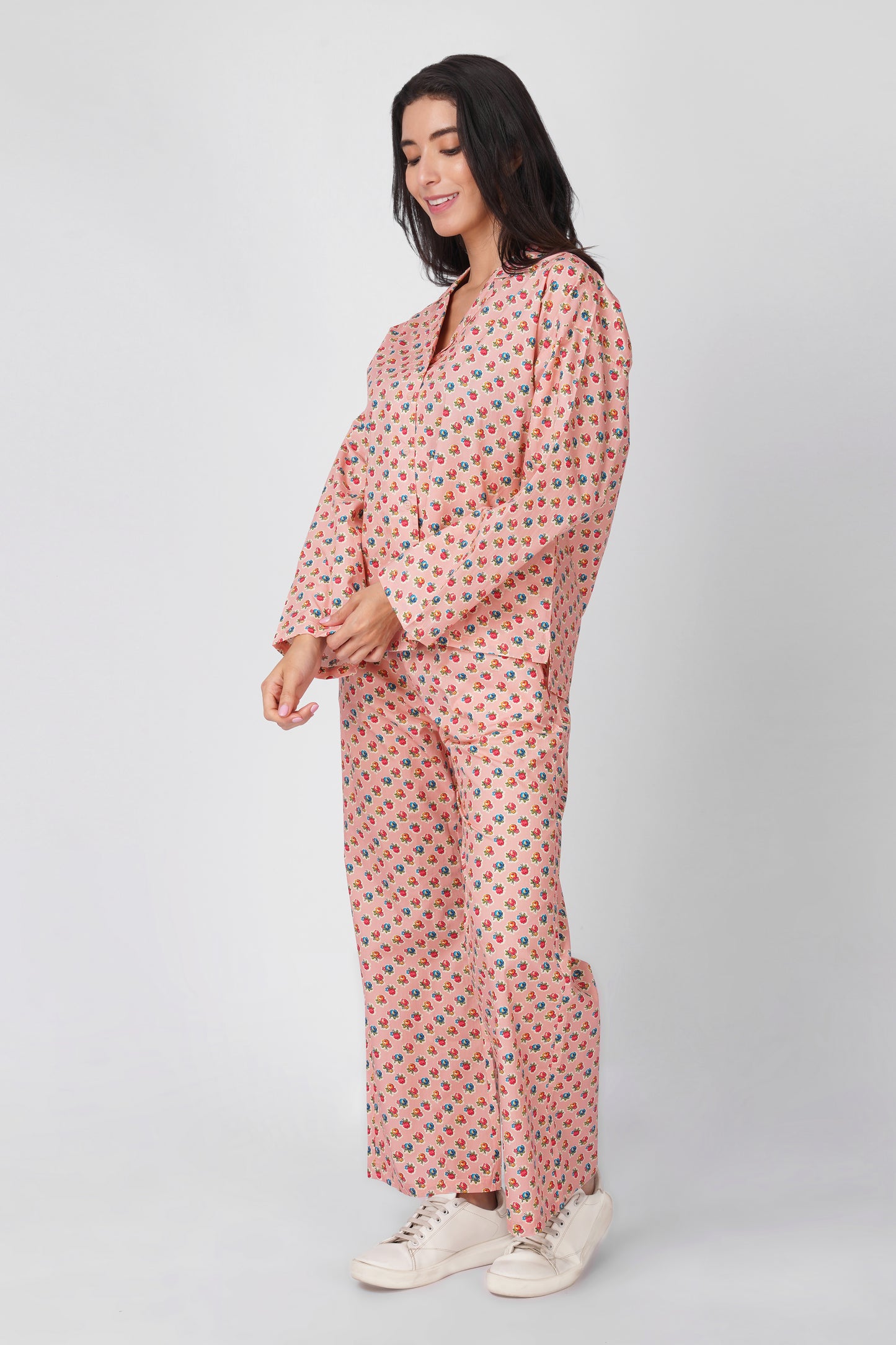 Rosy Ditsy Pajama Set
