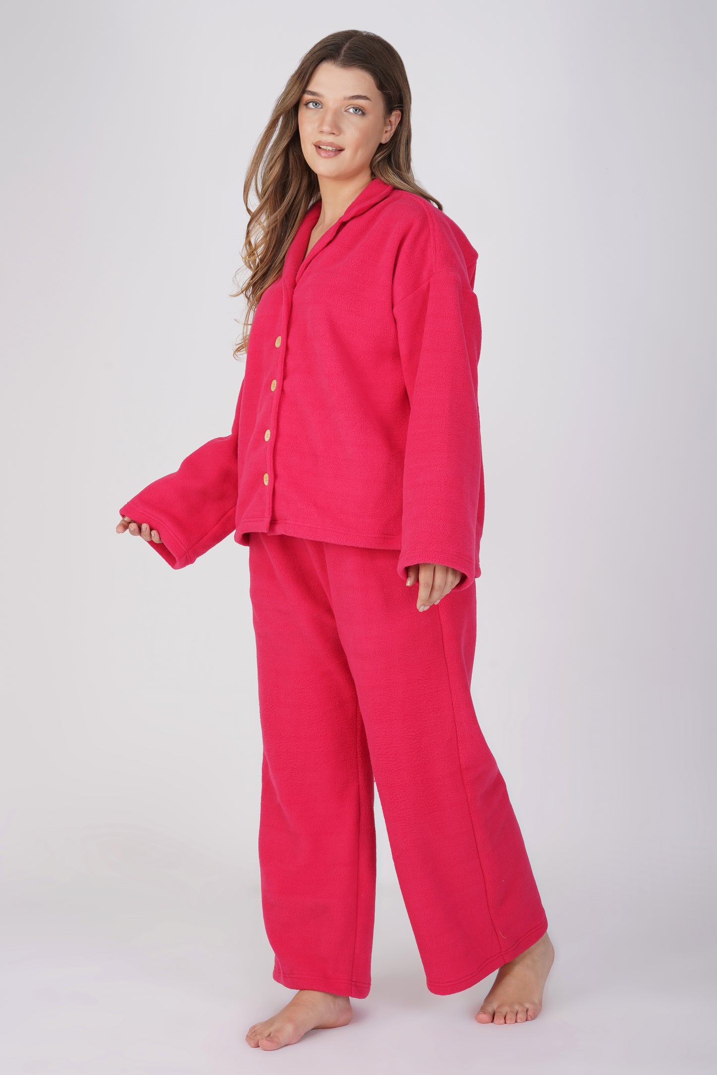 MAJENTA FLEECE PJ SET