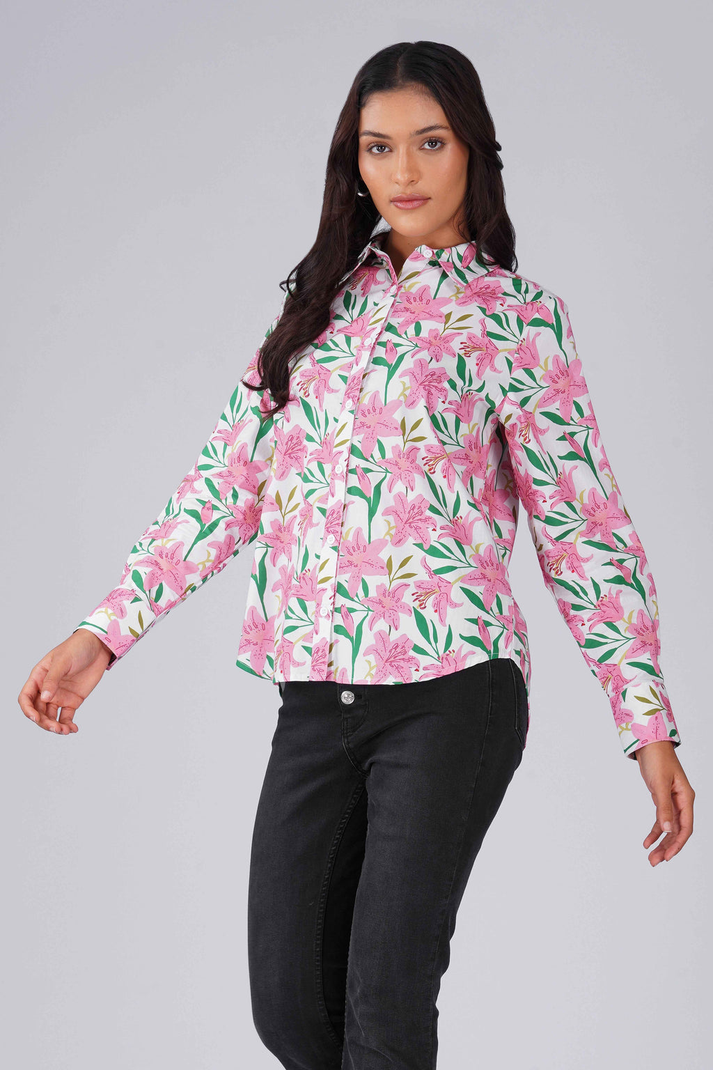 Pink Lily Classic Shirt