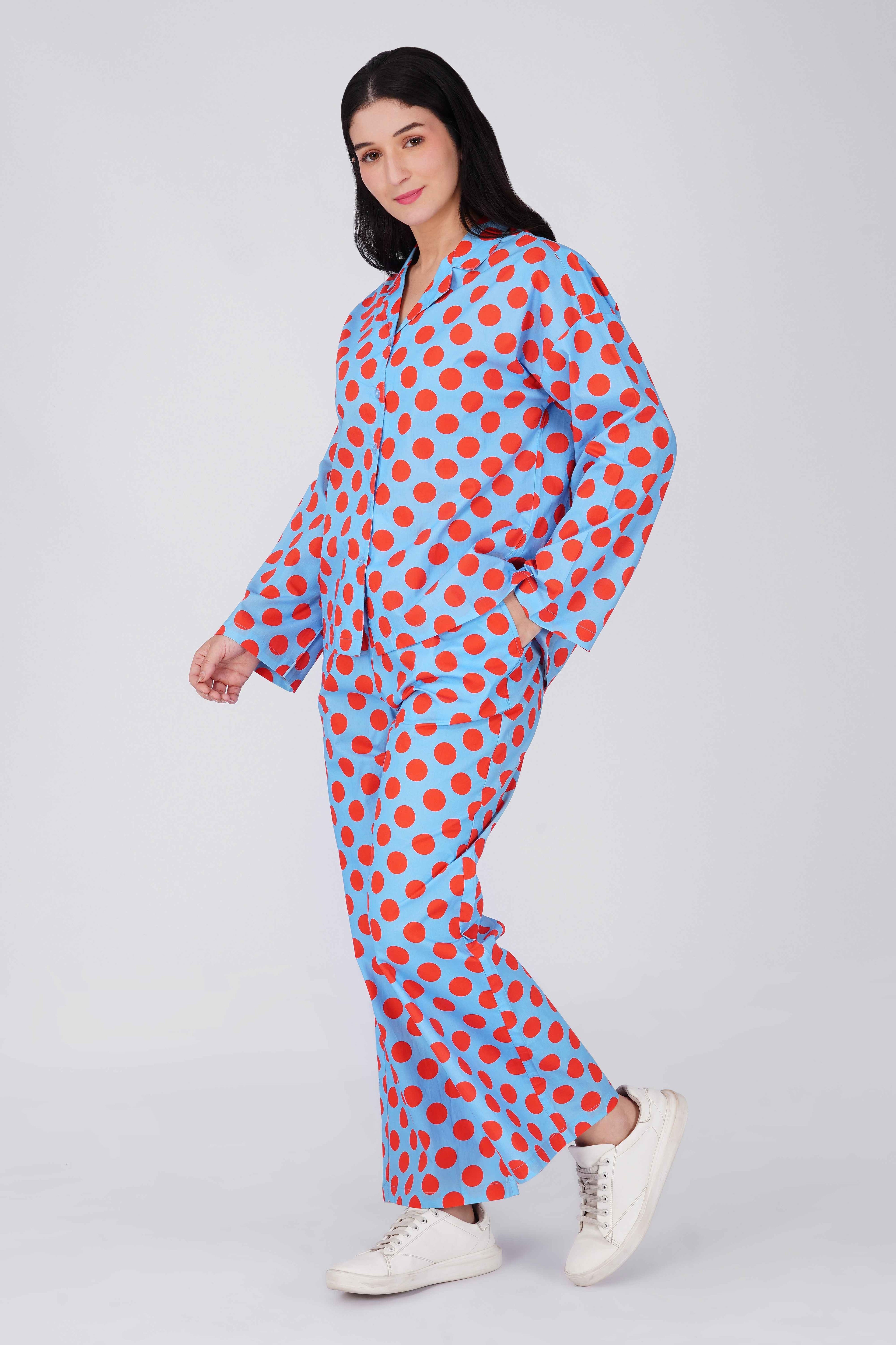 Retro Dot Pajama Set