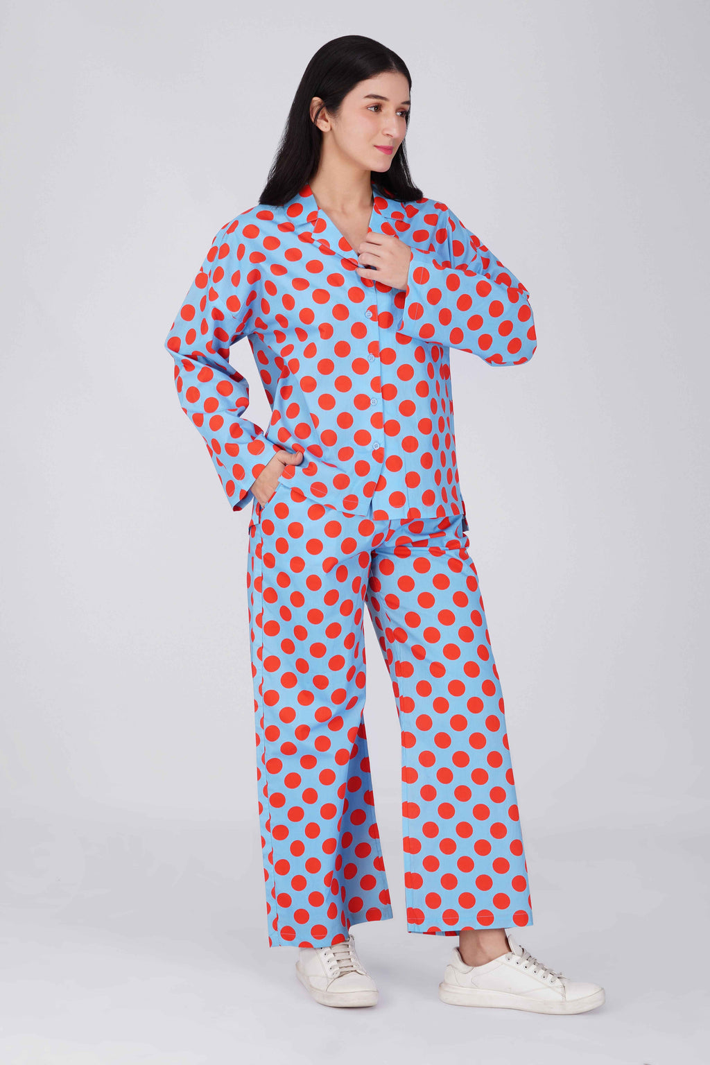 Retro Dot Pajama Set