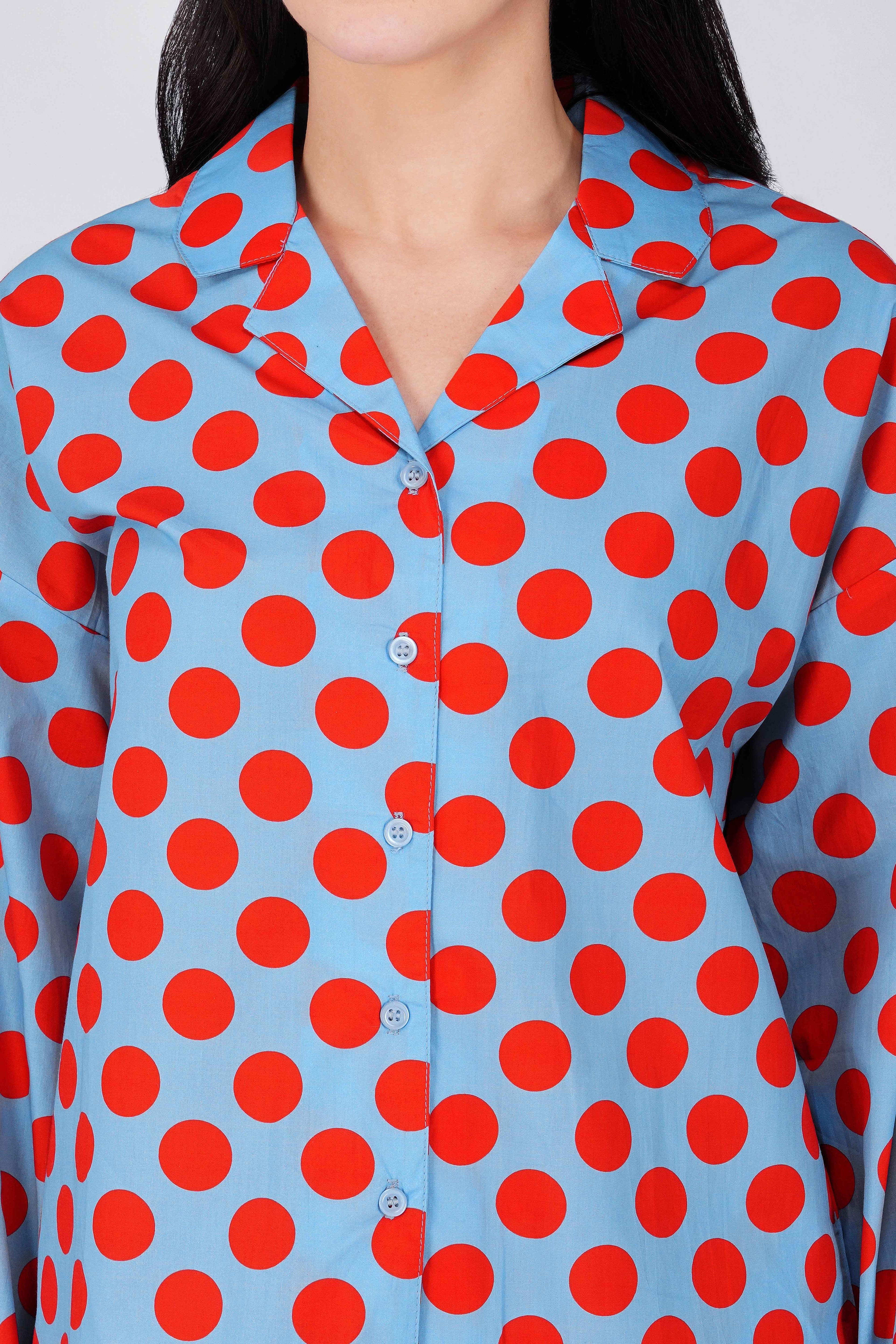 Retro Dot Pajama Set
