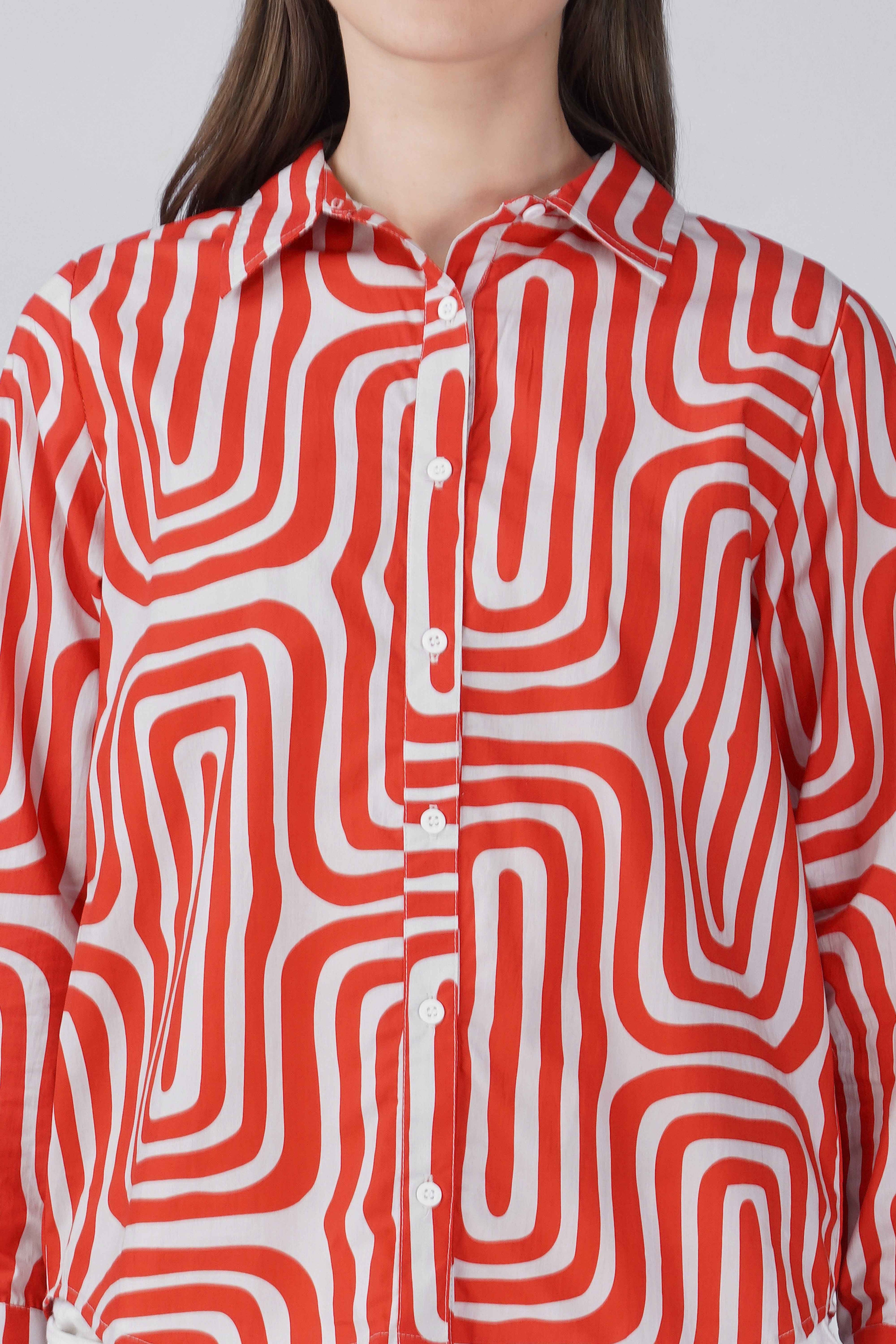 Red Maze Classic Shirt