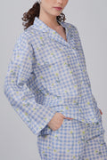Gingham Garden Pajama Set