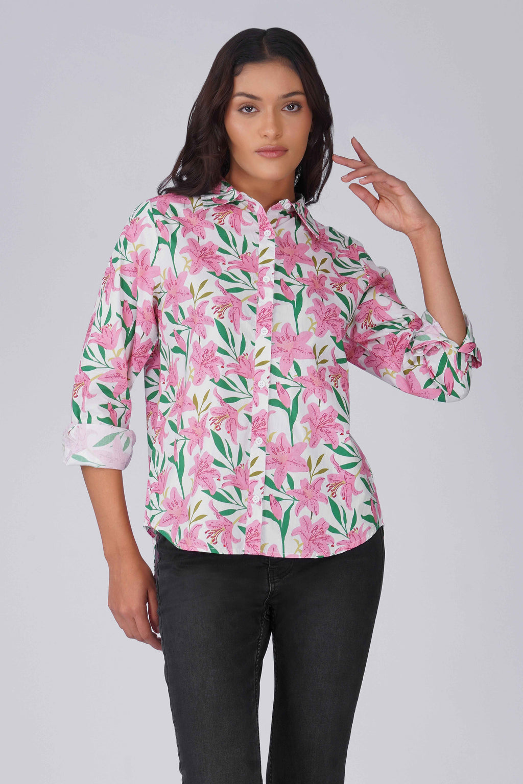 Pink Lily Classic Shirt