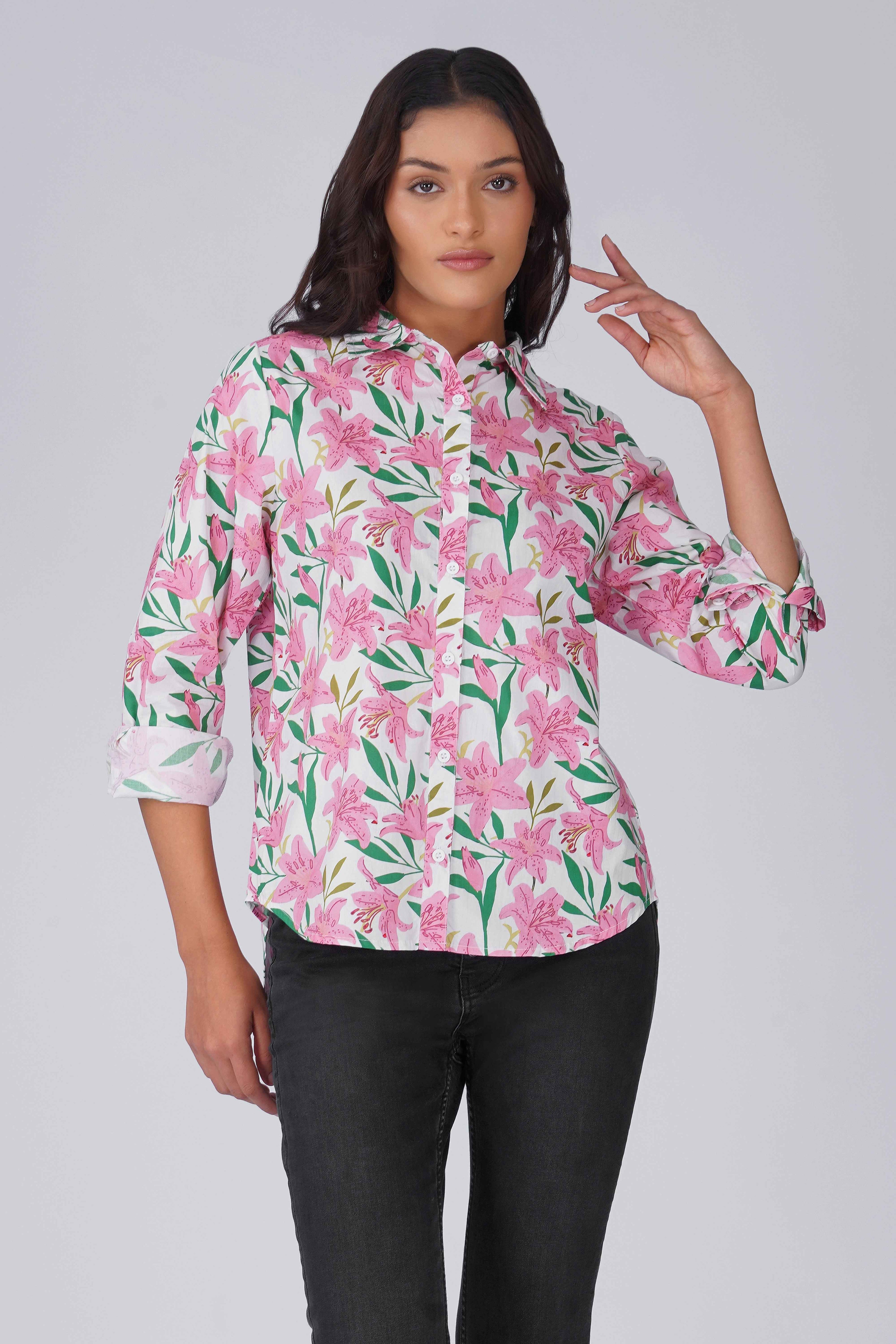 Pink Lily Classic Shirt