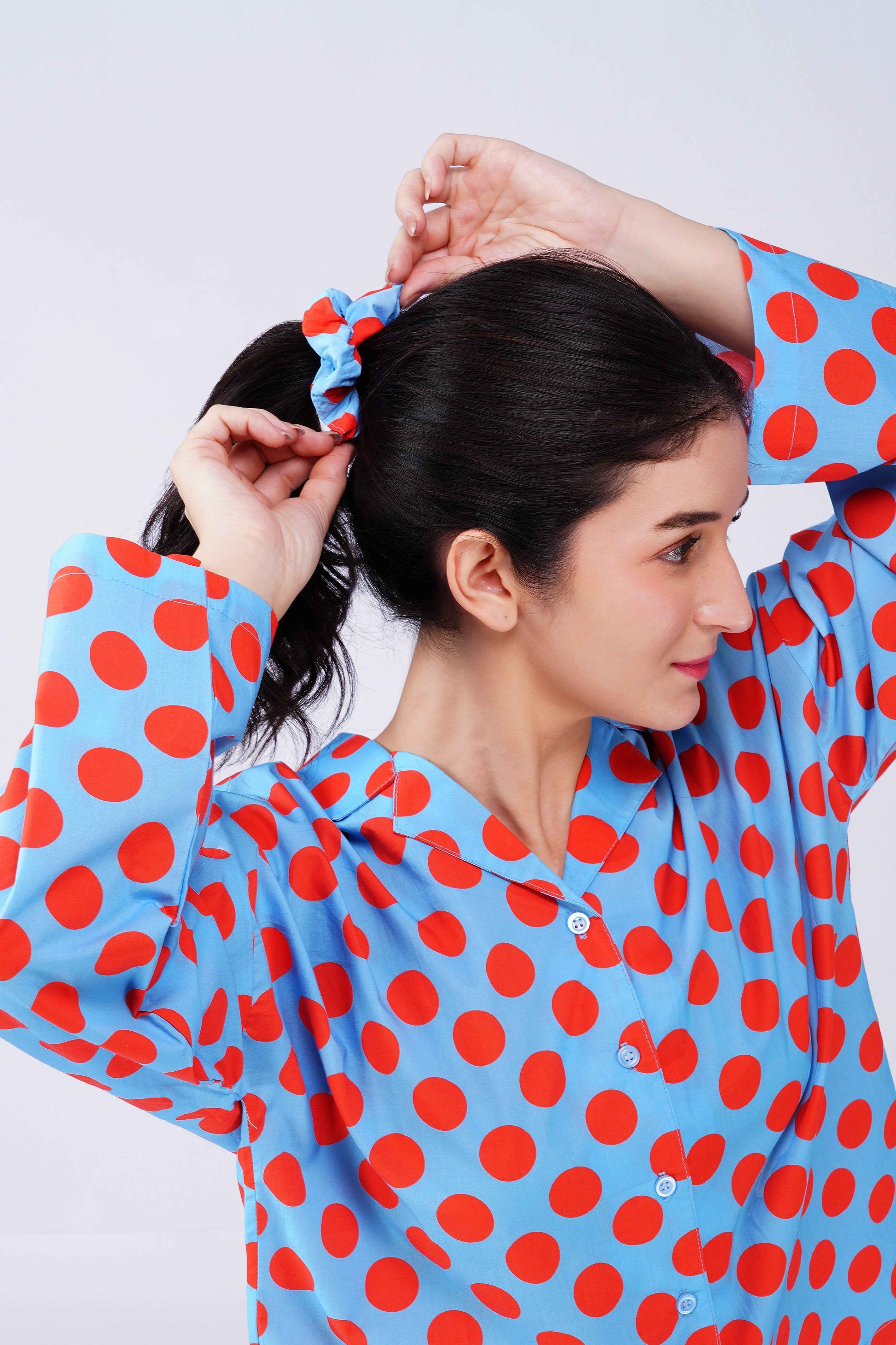 Retro Dot Pajama Set