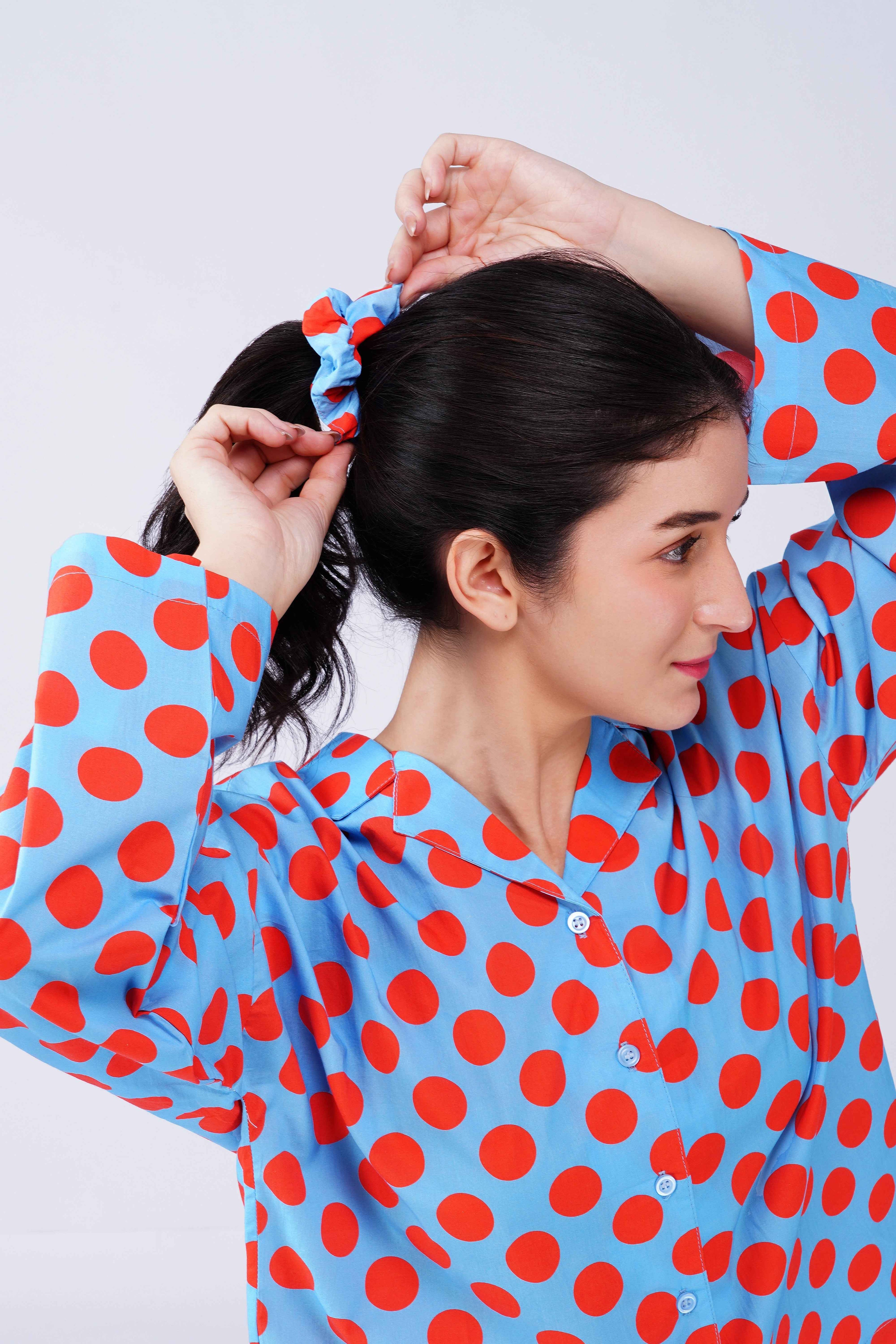 Retro Dot Pajama Set