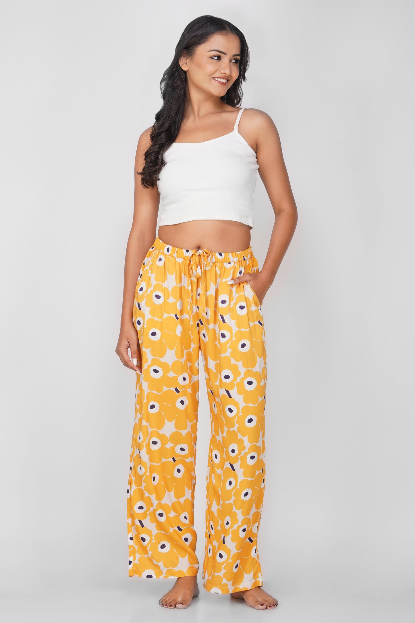 Floral Sunshine Viscose Pajamas