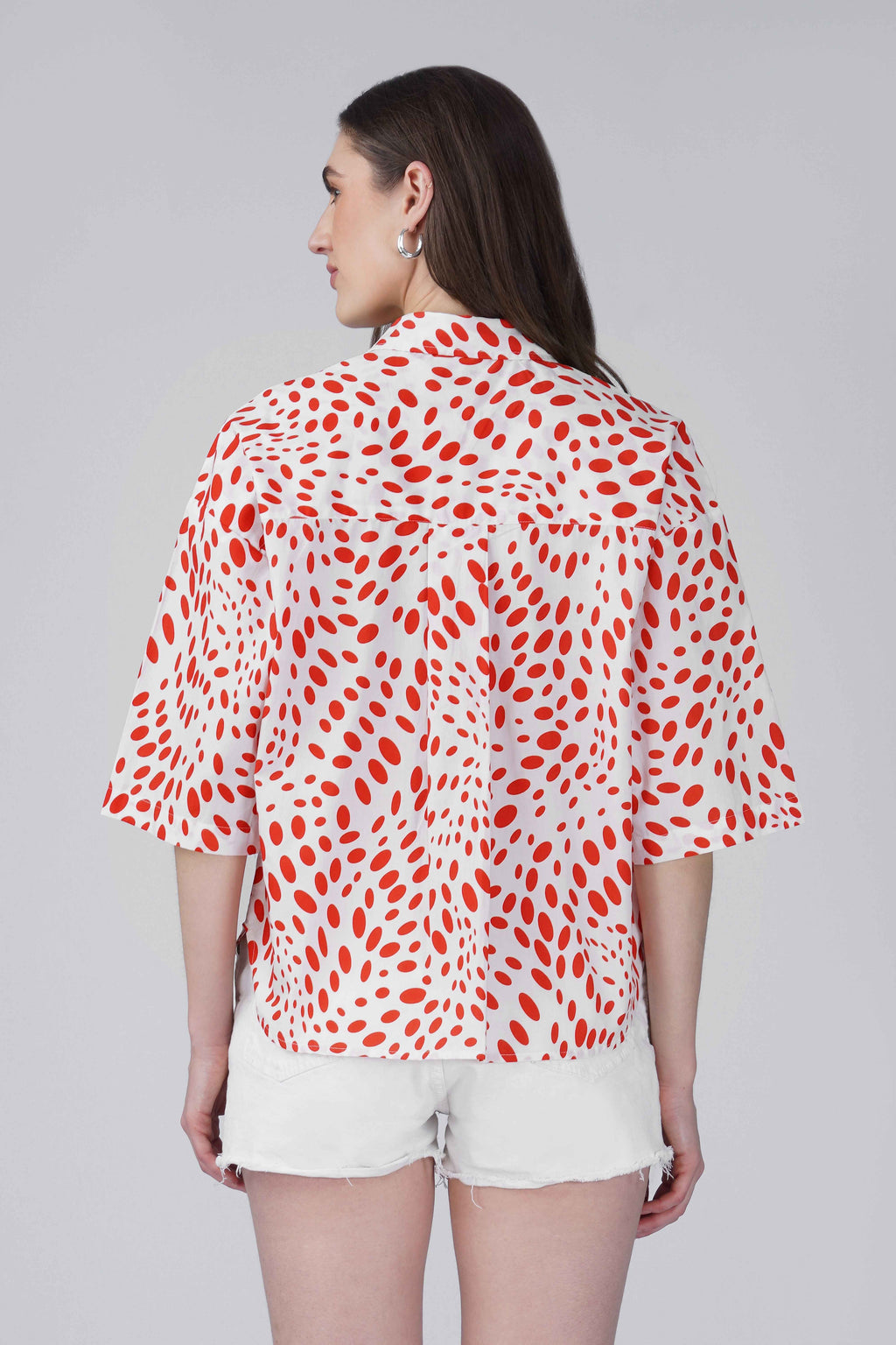 Scarlet Swirl Print Shirt