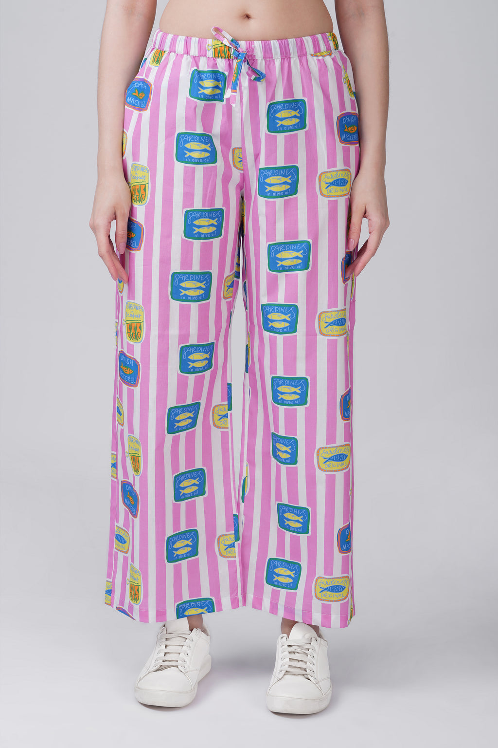 Pink Sardine Pajama Set