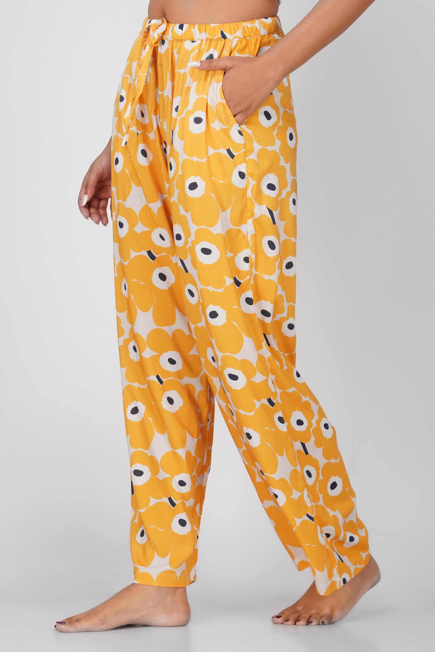 Floral Sunshine Viscose Pajamas