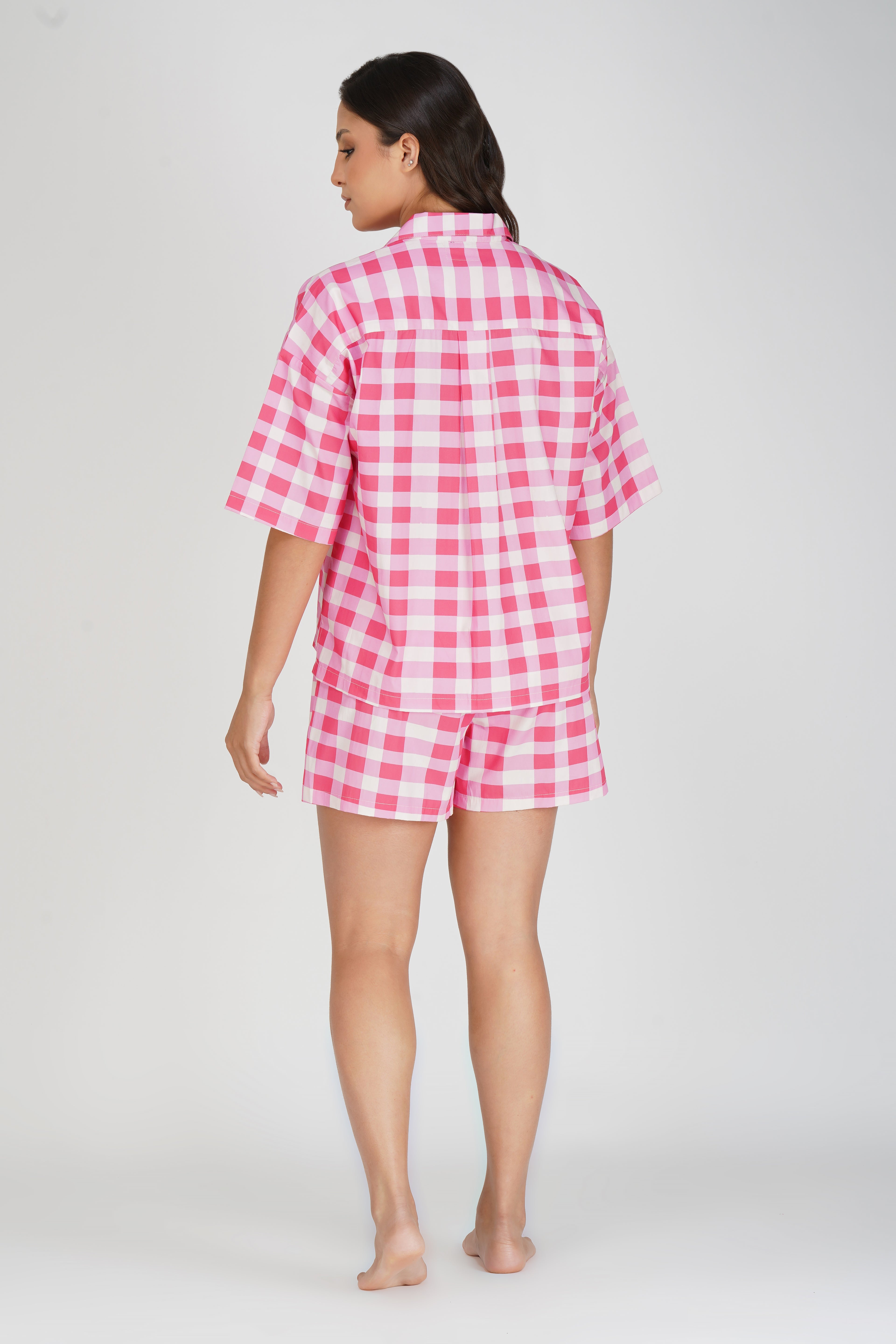 Pink Picnic Perfection Shorts Set - thebriefsstory